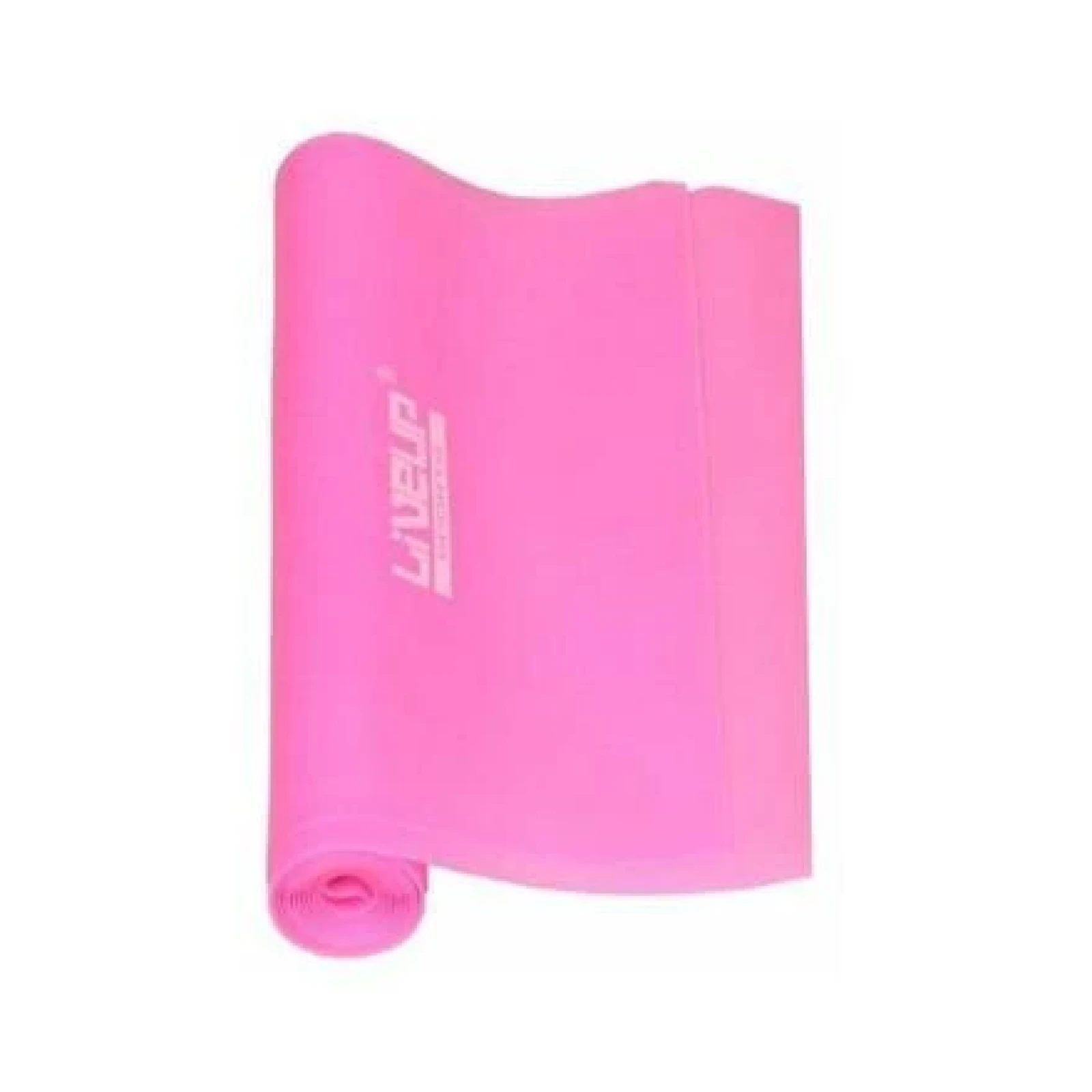 LiveUp Aerobic guma posilovací guma 120 x 15 cm růžová POUZE L (VÝPRODEJ) · záber 2