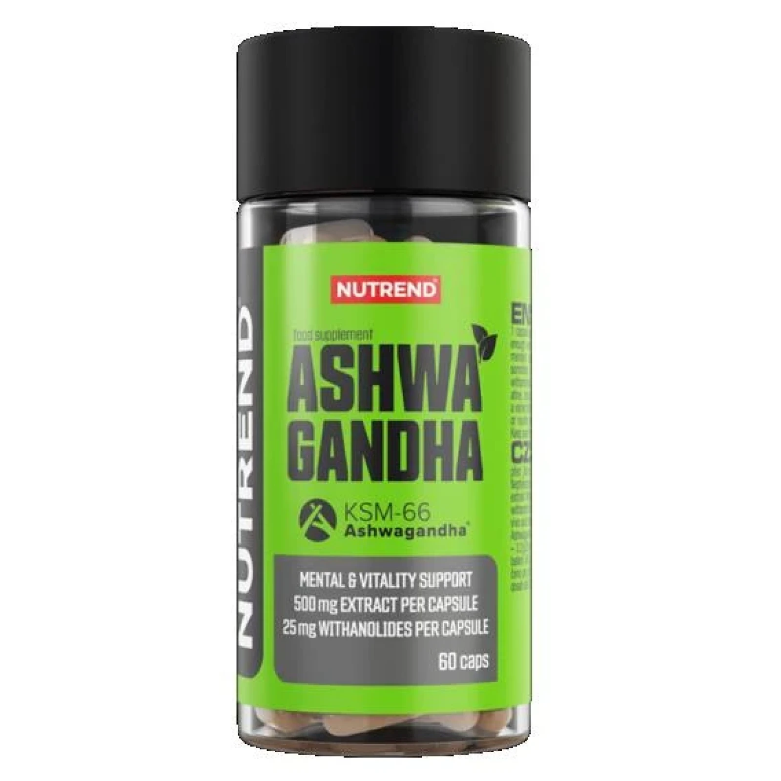Nutrend Ashwagandha 60 kapslí · záber 1