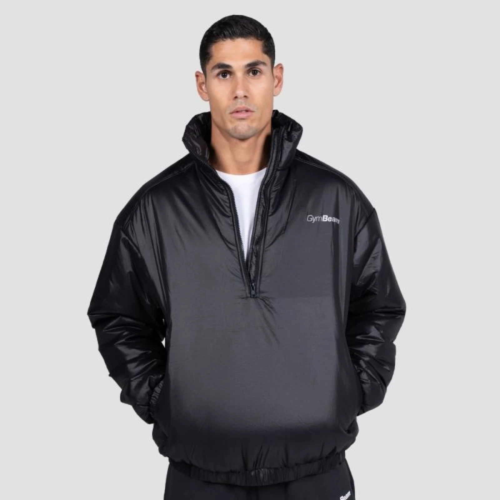 Яке Prime 1/2 Zip Black - GymBeam - Размер: S | Тегло: 0,515 g | Опаковка: 14 · záber 1