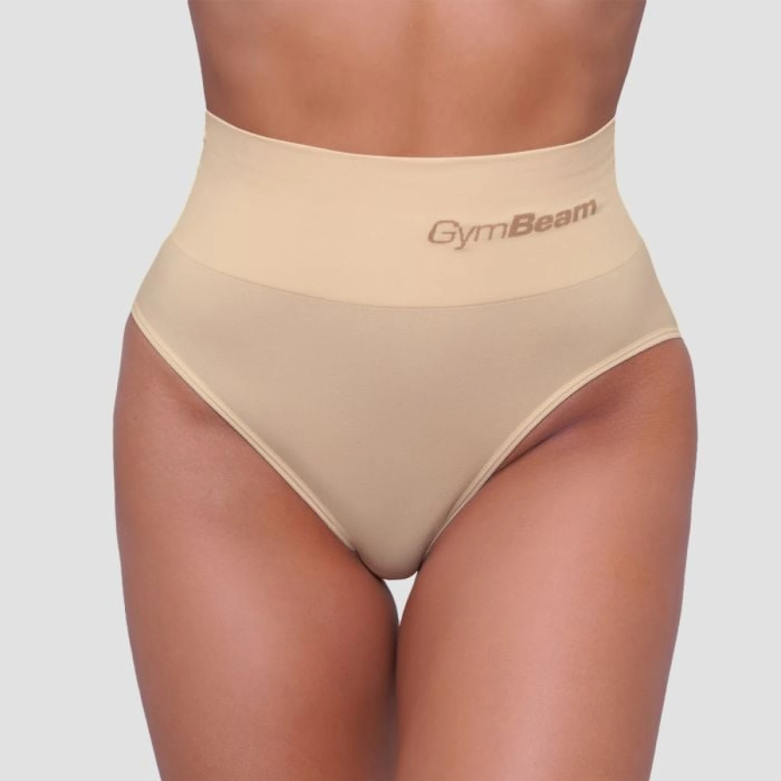 Бикини с висока талия 2Pack Nude- GymBeam - Размер: XXL | Цвят: béžová | Тегло: 0,12 g · záber 1