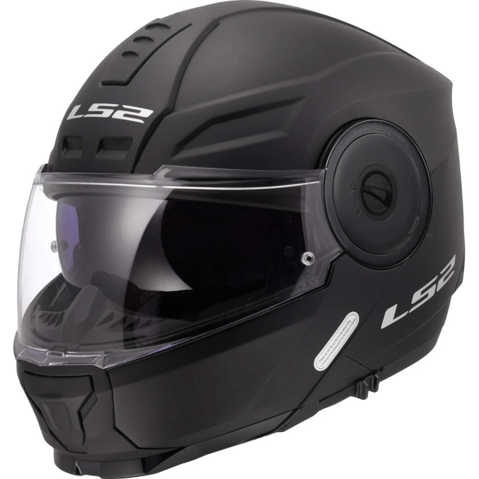 LS2 F902 Scope II Solid Matt Black XS (53-54) - Veľkosť: 53-54, XS · záber 1