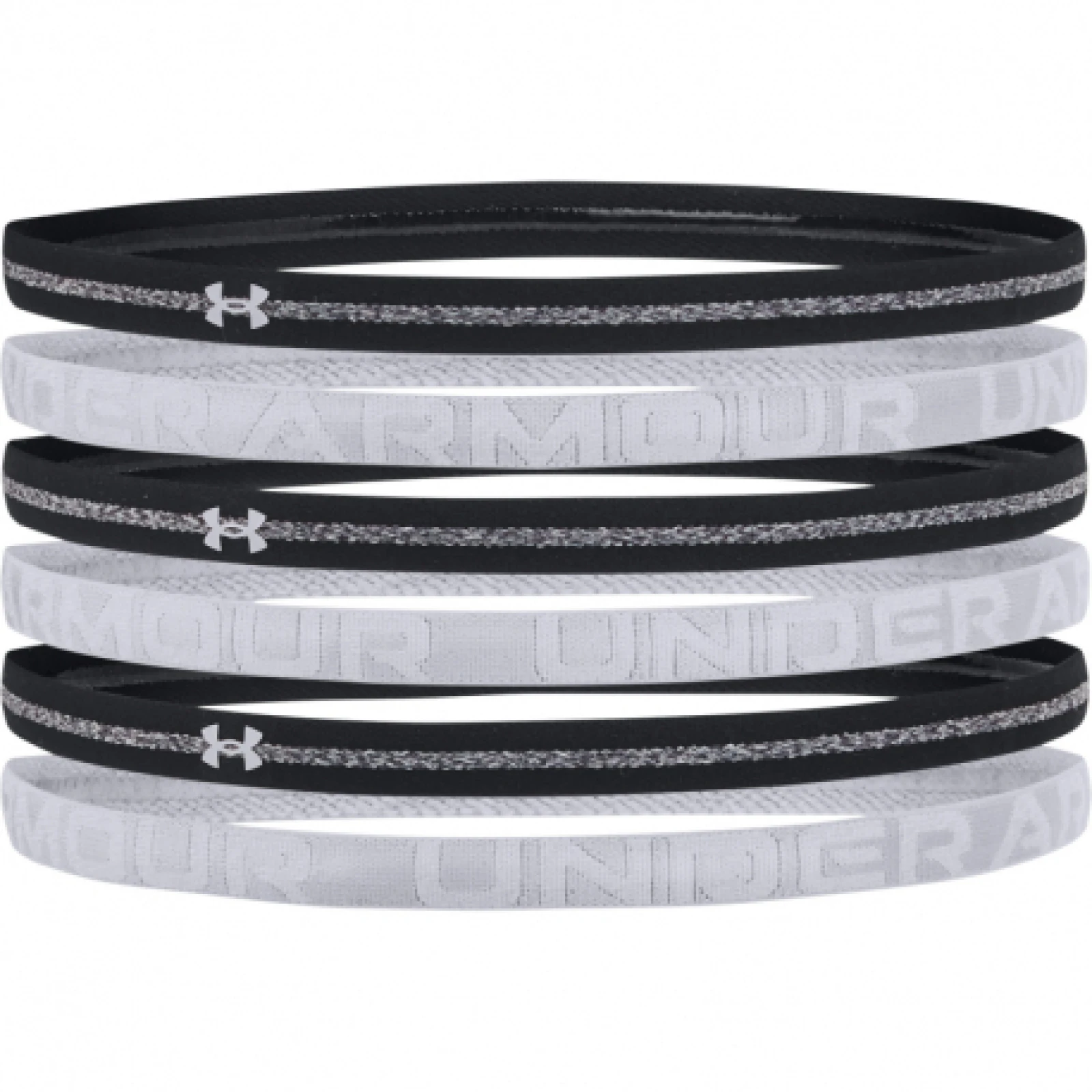 Dámská čelenka UNDER ARMOUR UA HTR Mini Headband 6PK-BLK · záber 1