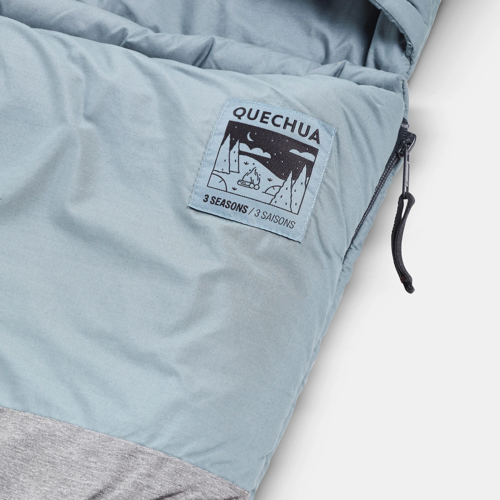QUECHUA Bavlnený kempingový spací vak Ultim Comfort 0°C pre 2 os. bez · záber 2