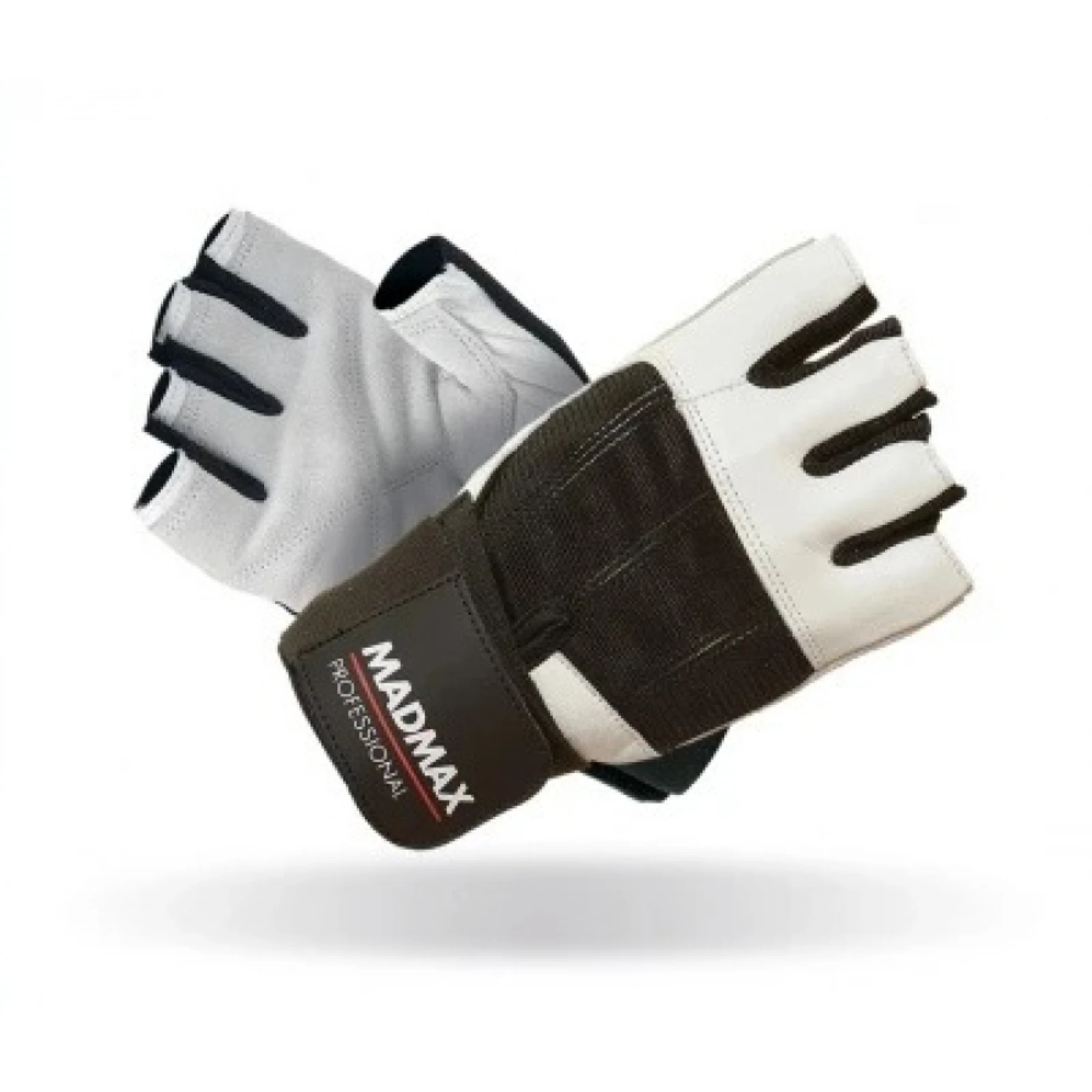 Rukavice PROFESSIONAL MFG-269 Biela / Čierna - MadMax · záber 1
