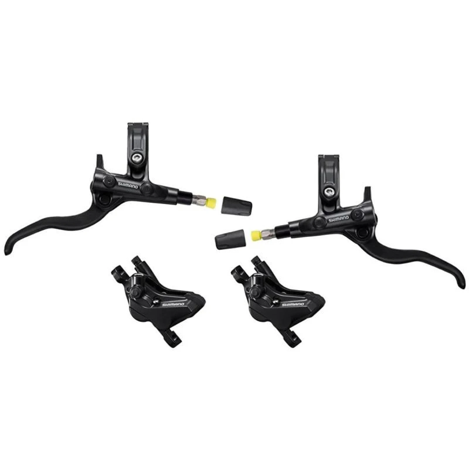 Shimano brzda kotoučová Deore MT420 čtyřpístková p+z (1000+1850 mm) komplet bez kot.(p+z J-kit) · záber 1