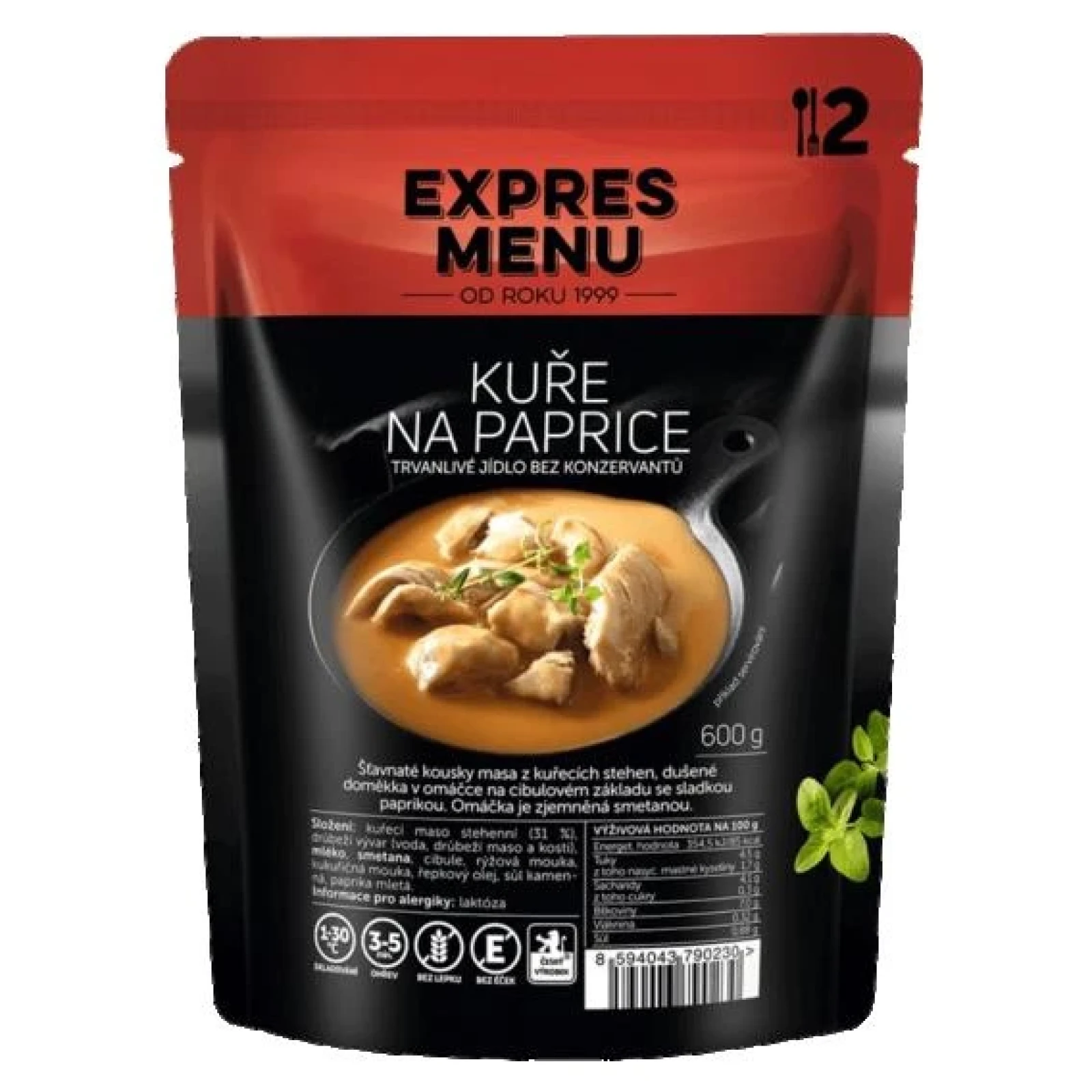 Expres menu Kuře na paprice 600g · záber 1