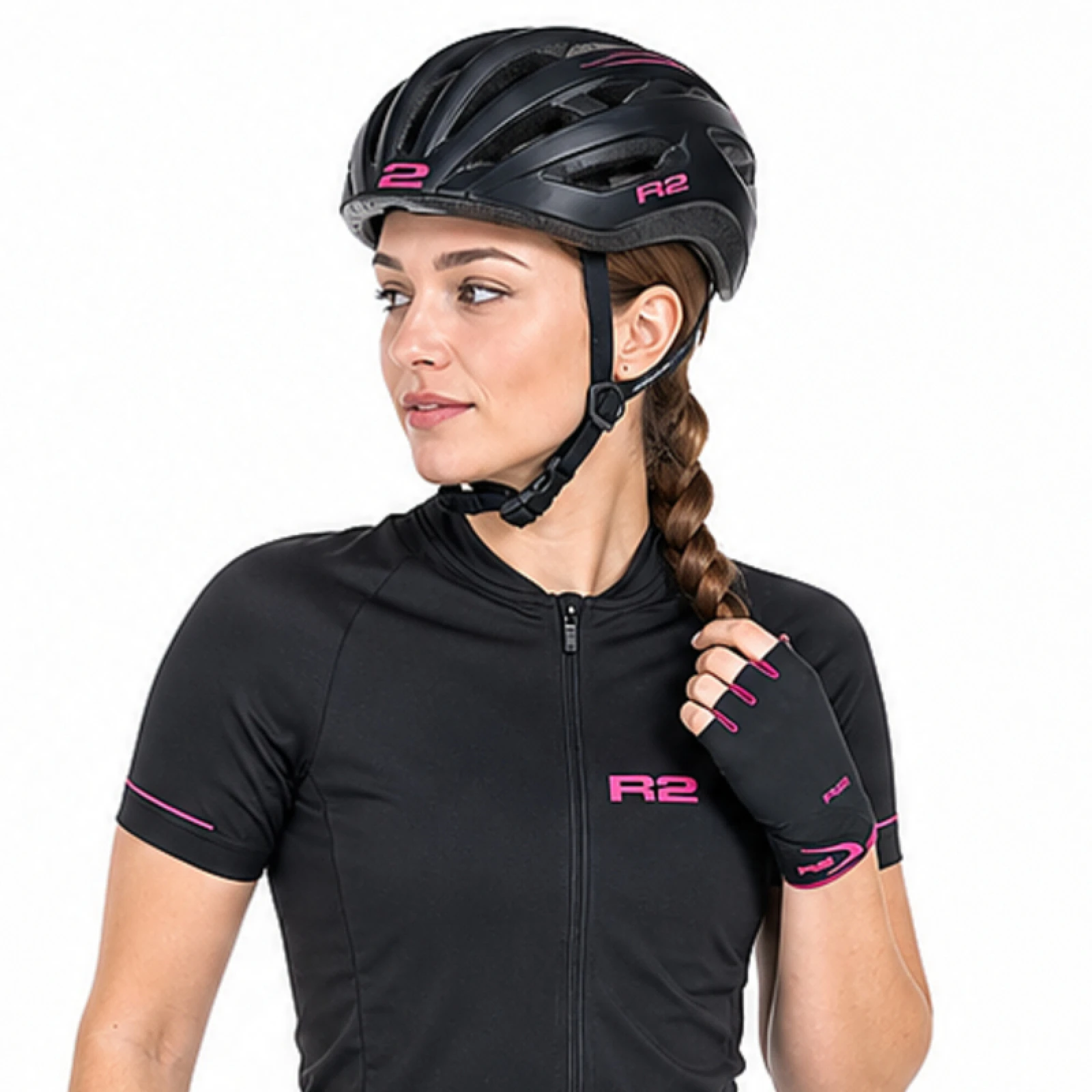 Dámske cyklistické rukavice R2 Riley · záber 3