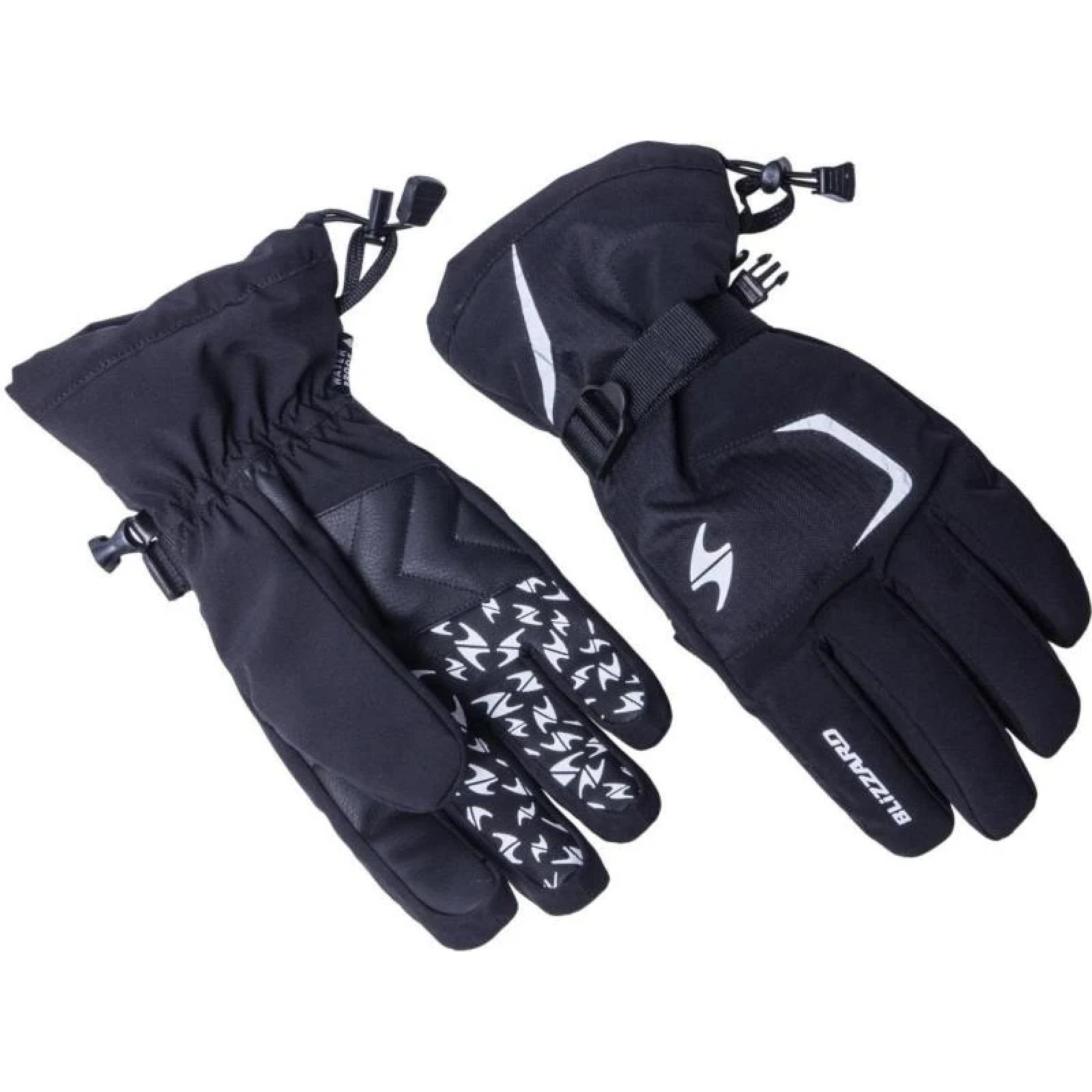 Lyžařské rukavice BLIZZARD Reflex ski gloves, black silver · záber 2