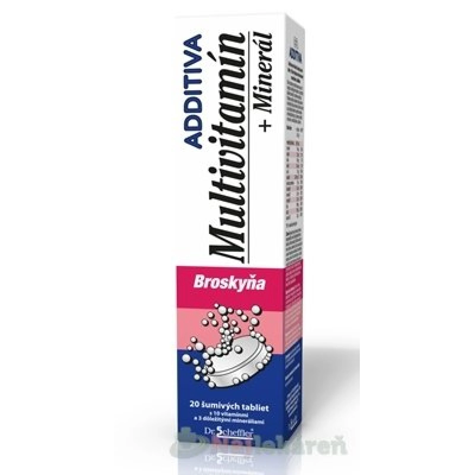 Additiva Multivitamíny+minerály broskyňa 20 ks · záber 1