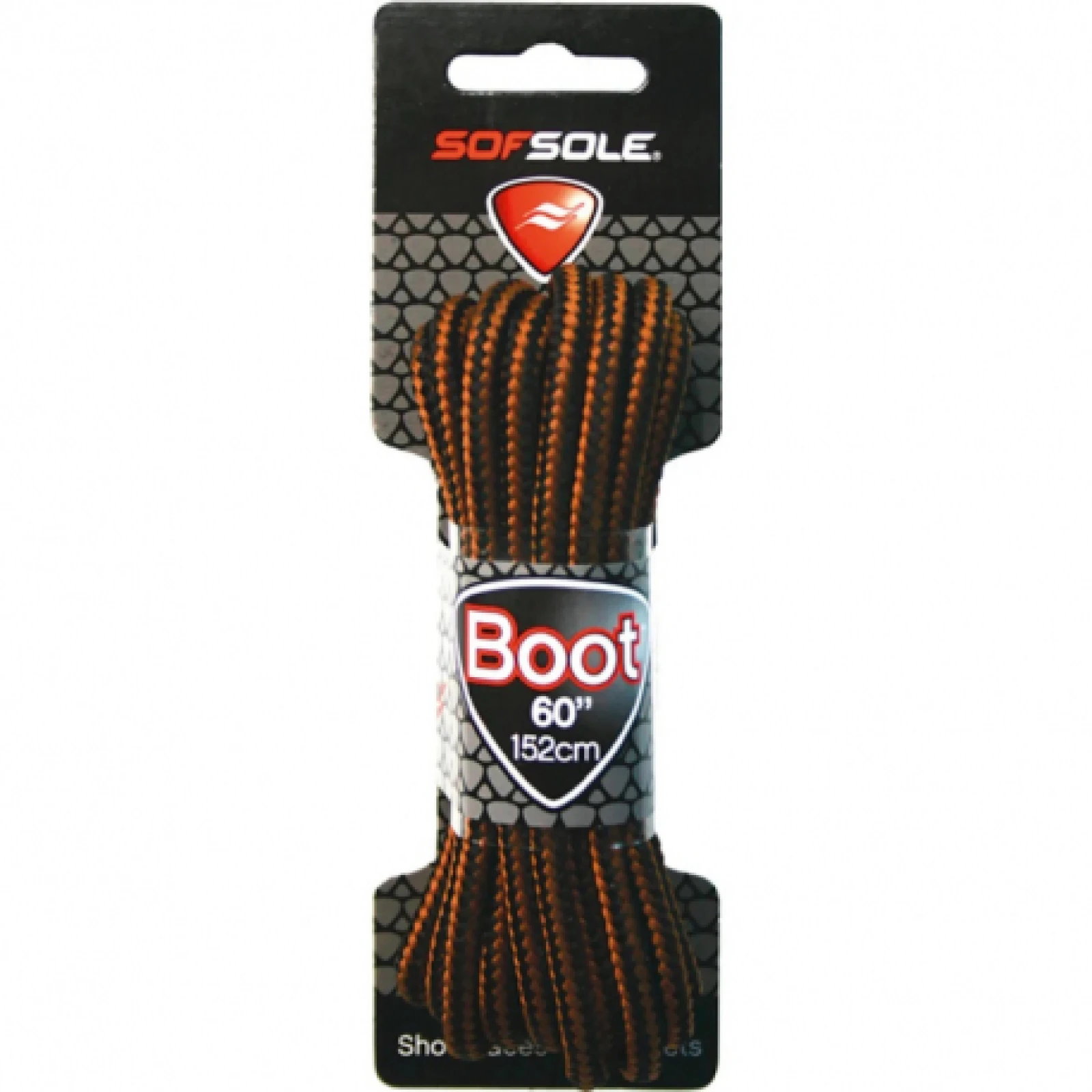 Šnúrky do topánok SOFSOLE WAXED Brown I 152 cm · záber 1