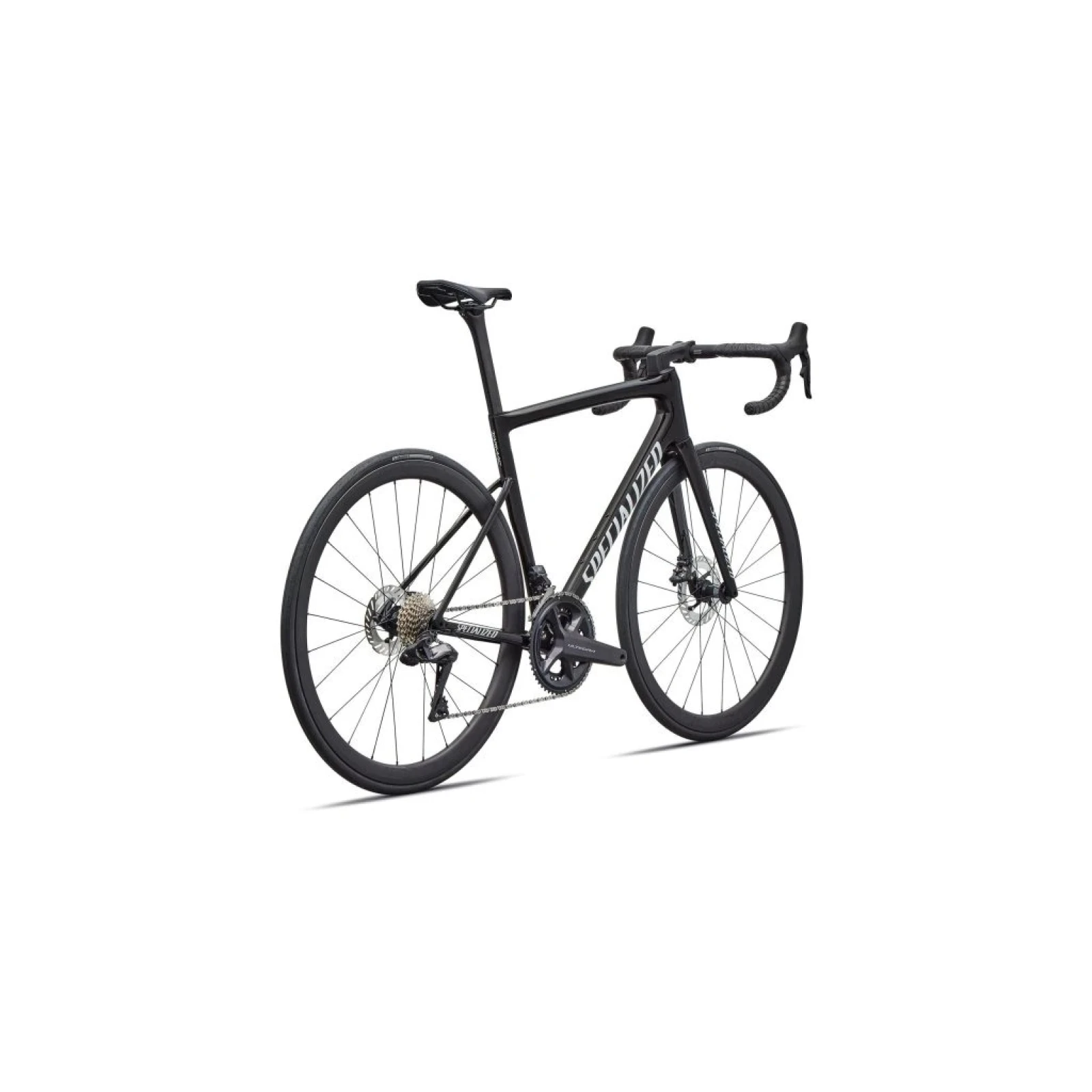 SPECIALIZED Tarmac SL8 Expert - Shimano Ultegra Di2 Gloss Obsidian Metallic/25% Cqv Reflex Super Red Pearl Over White · záber 2