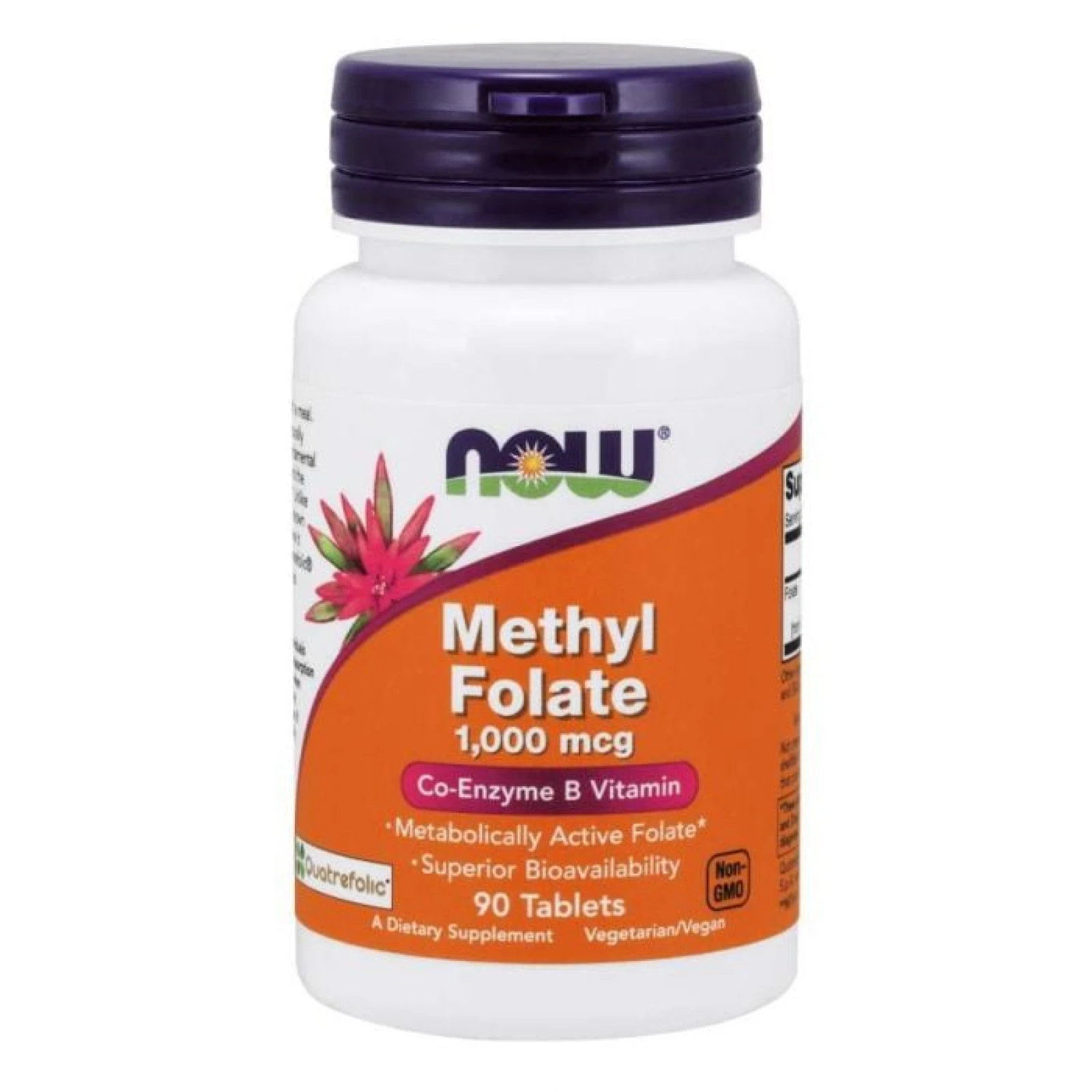 NOW Foods Metyl Folát 90 tab. · záber 1