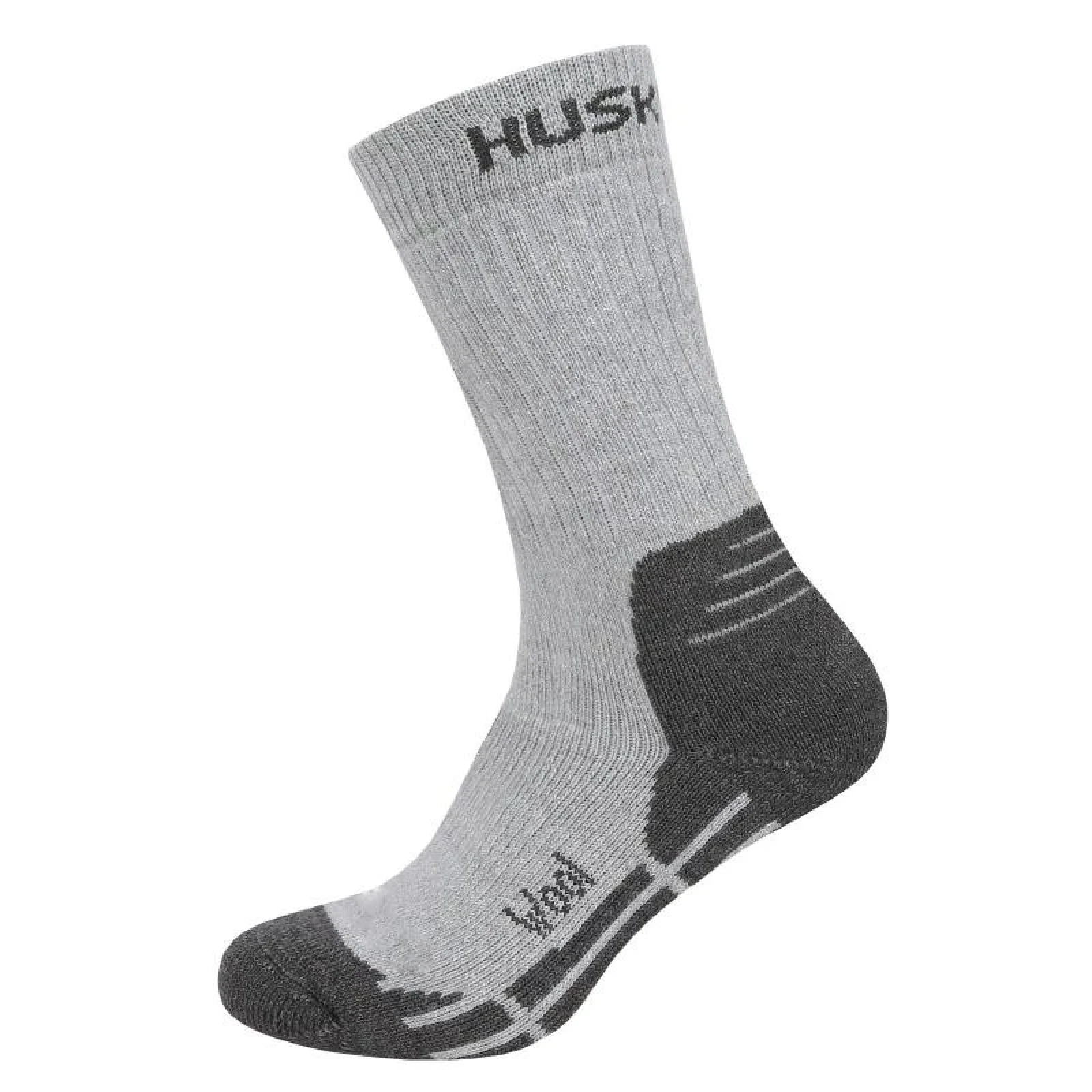 Husky All Wool sv. šedé ponožky POUZE XL (45-48) (VÝPRODEJ) · záber 2