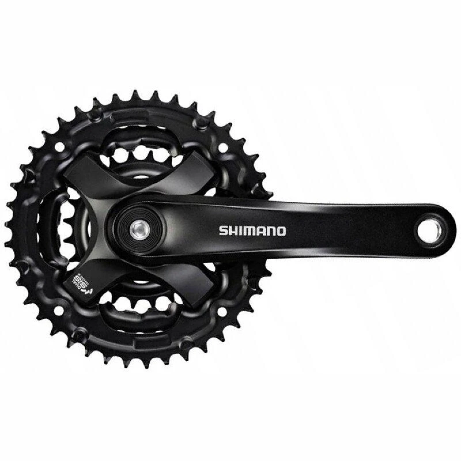 Shimano kliky Tourney FC-TY301-L 175mm 42-34-24 zubů, černé · záber 1