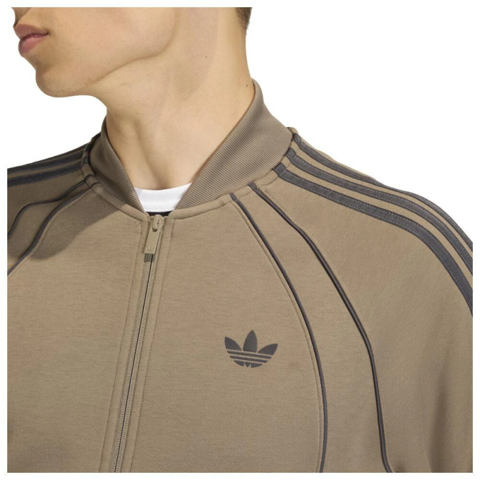 Pánska mikina so zipsom ADIDAS ORIGINALS SST 2.0 TT- BLABRO - Pohlavie: Muzi · záber 3