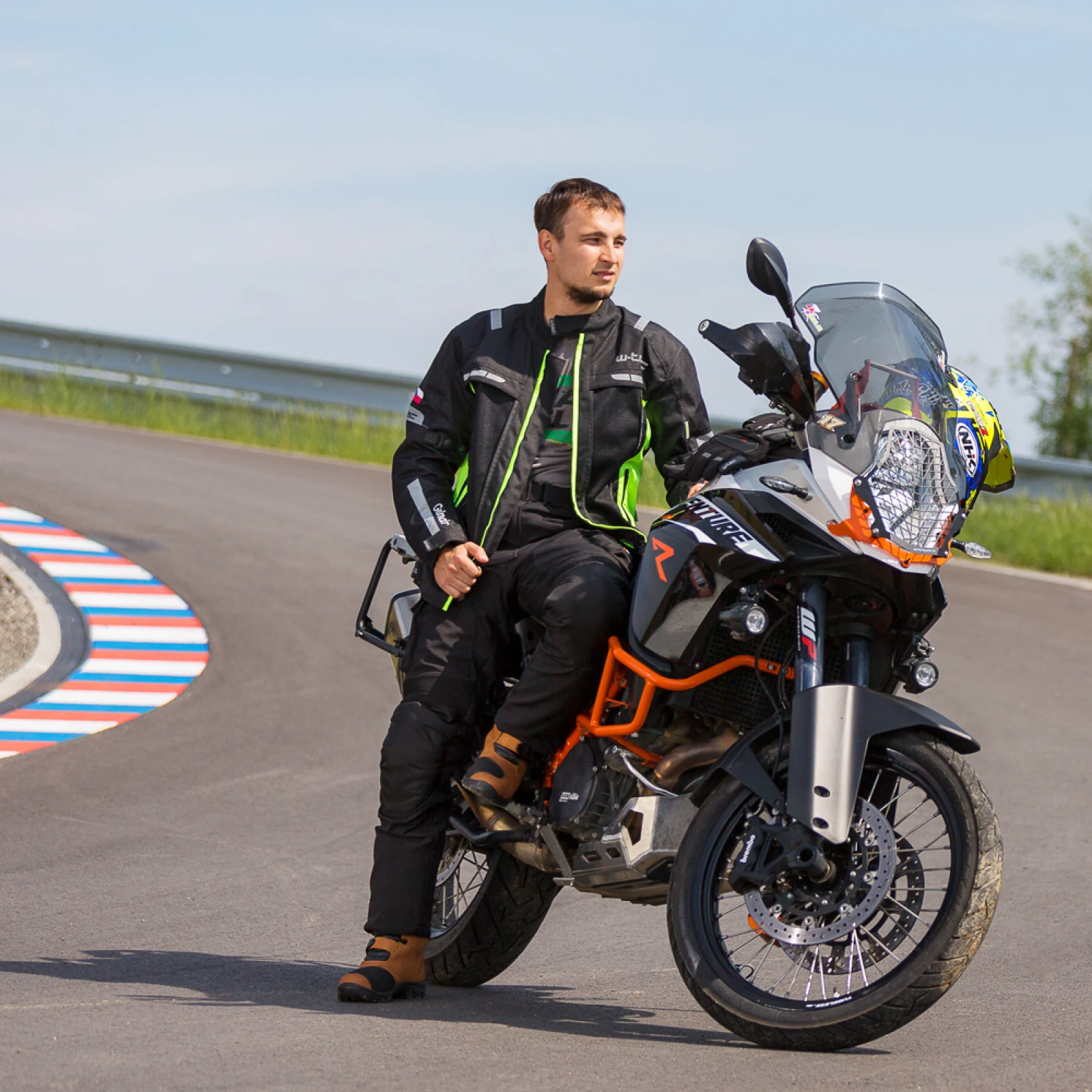 Pánske moto nohavice W-TEC Rusnac Farba čierna, · záber 3