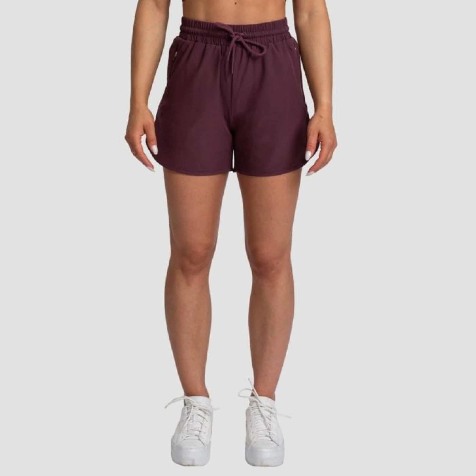 Дамски шорти TRN Eggplant - GymBeam - Размер: S | Тегло: 0,17 g | Опаковка: 100 · záber 1