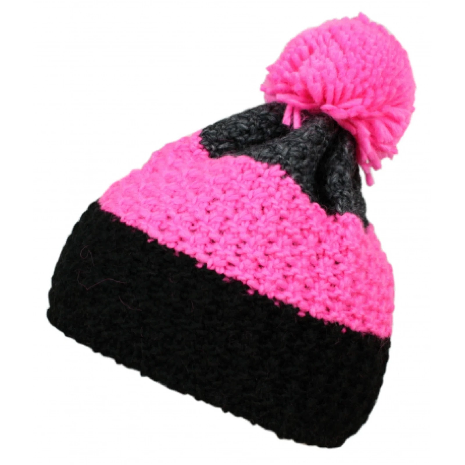 Zimná čiapka BLIZZARD Tricolor, grey pink black · záber 1