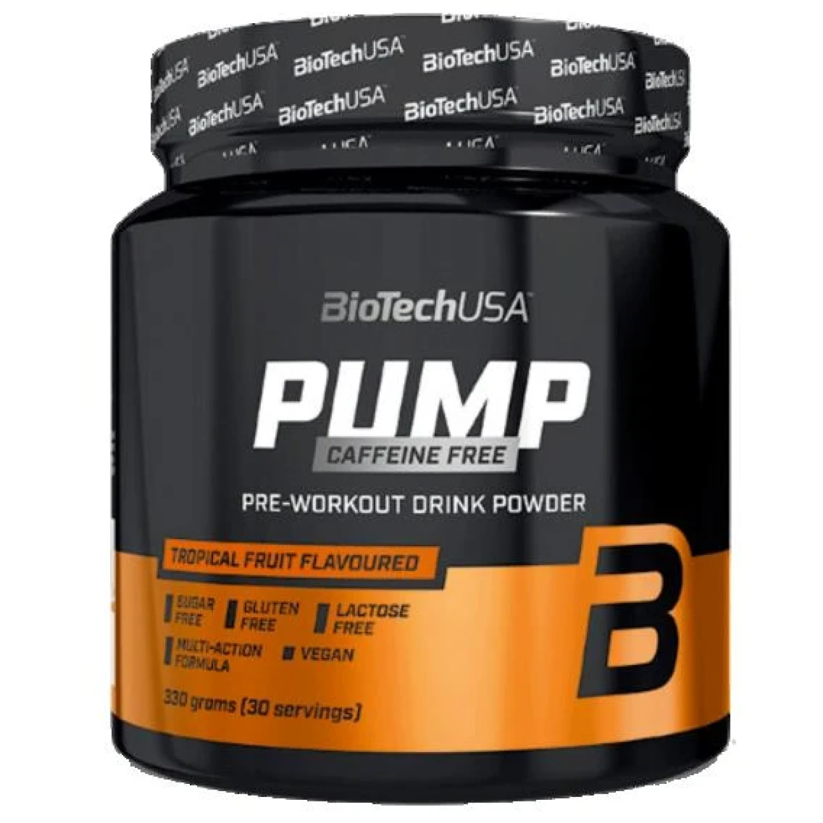 BiotechUSA Pump Caffeine Free 330g - Barva: Vícebarevná | Příchuť: Citrónový čaj · záber 1