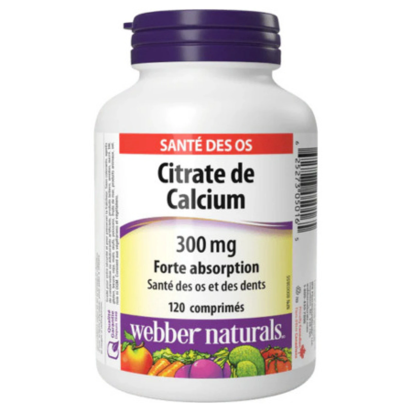 WEBBER NATURALS Calcium citrát 300 mg 120 kapsúl · záber 1