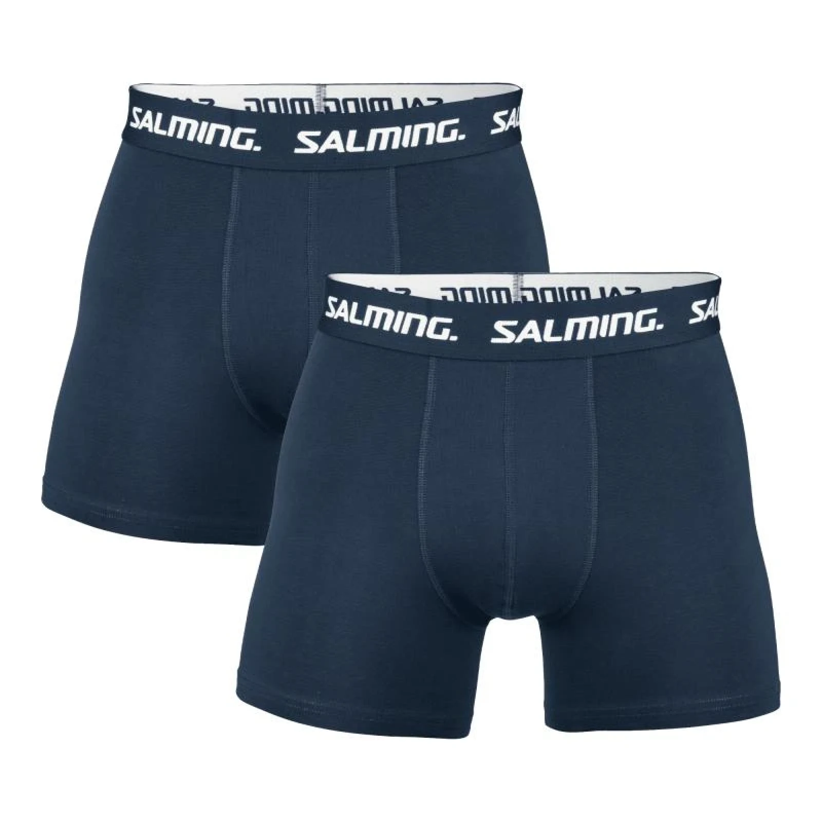 Salming 2-Pack Cotton Boxer Navy - Barva: modrá · záber 1
