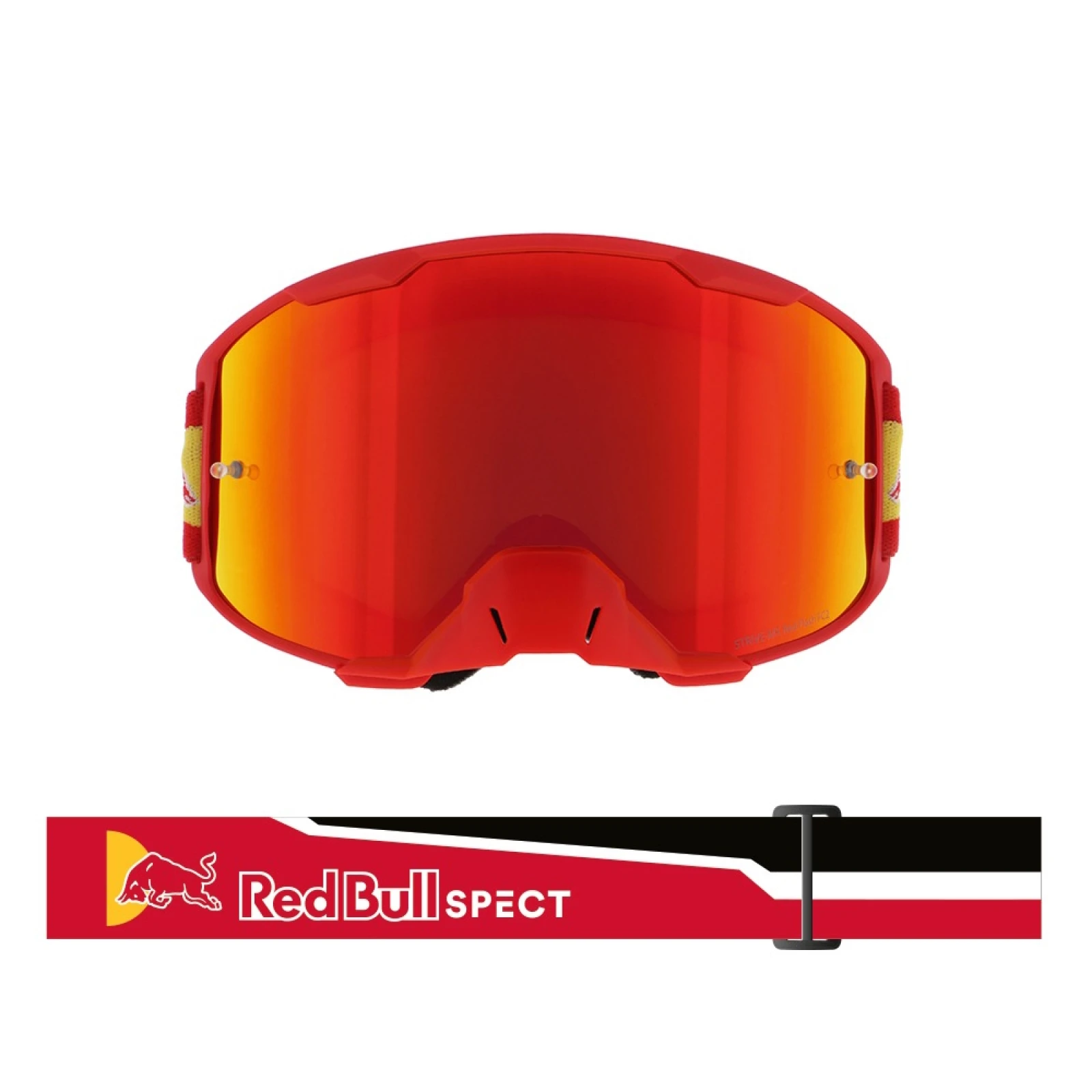 RedBull Spect Strive, červené matné, plexi červené zrcadlové · záber 3