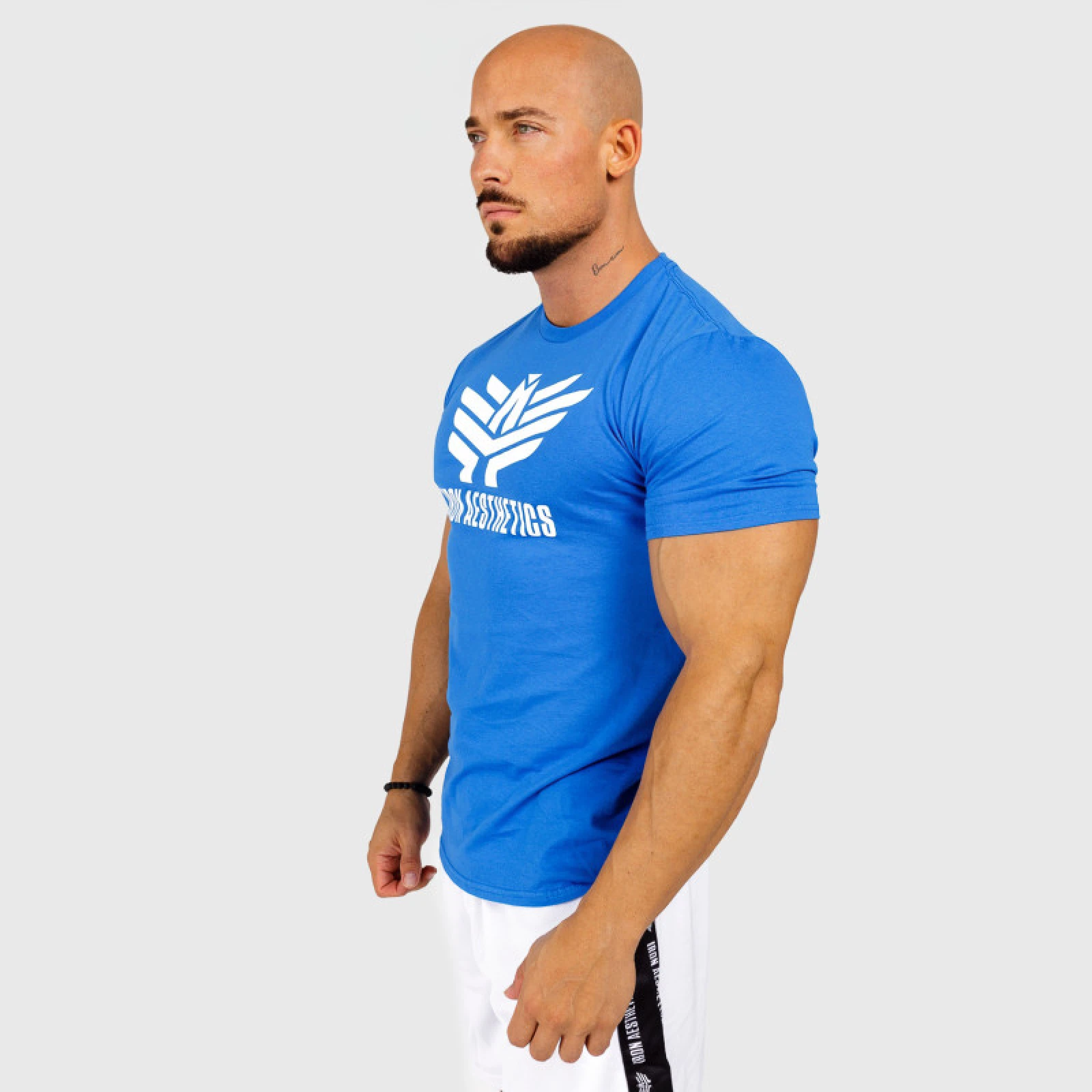 Ultrasoft tričko Iron Aesthetics, modré · záber 2