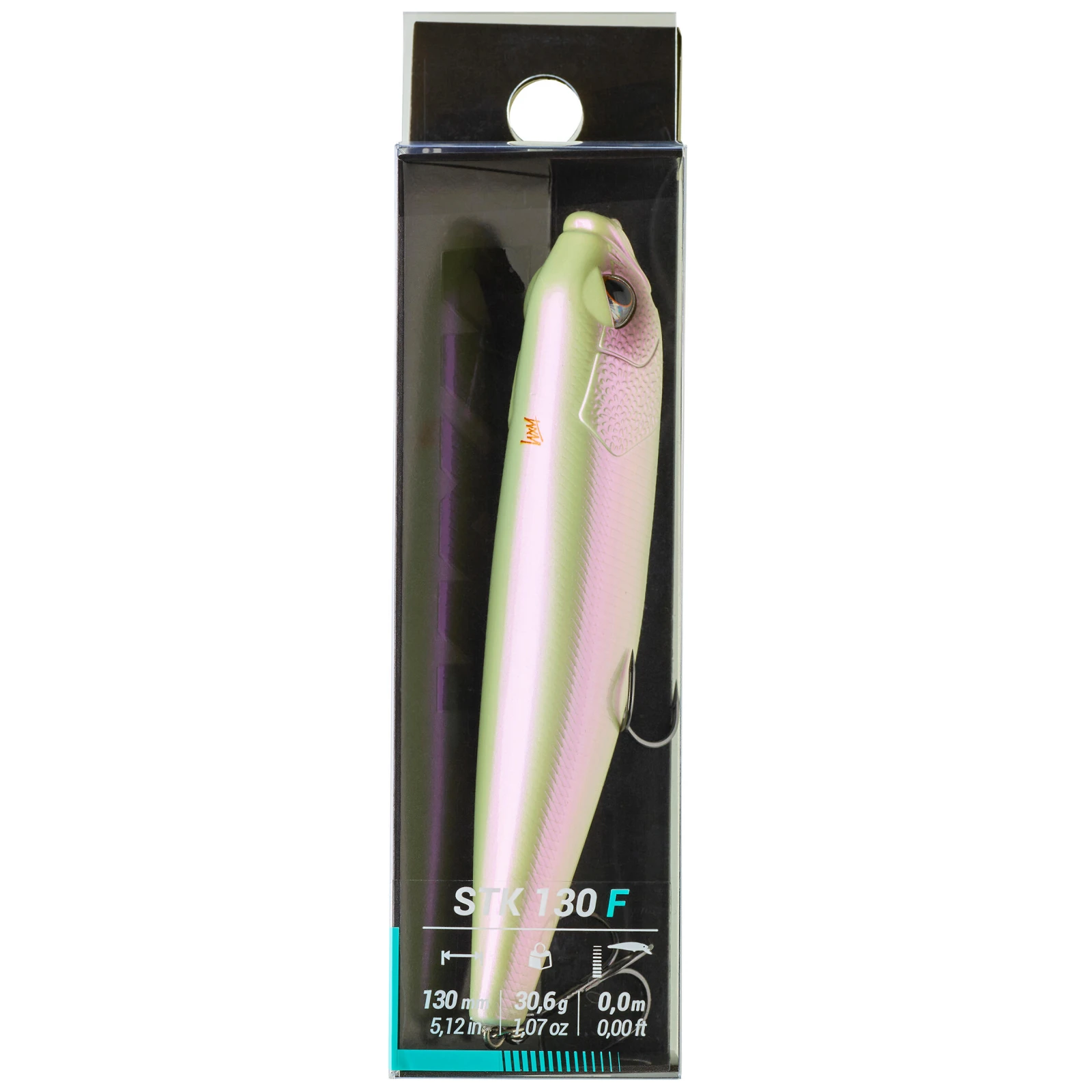 CAPERLAN Wobler Stickbait WXM STK 130 F biely bez · záber 2