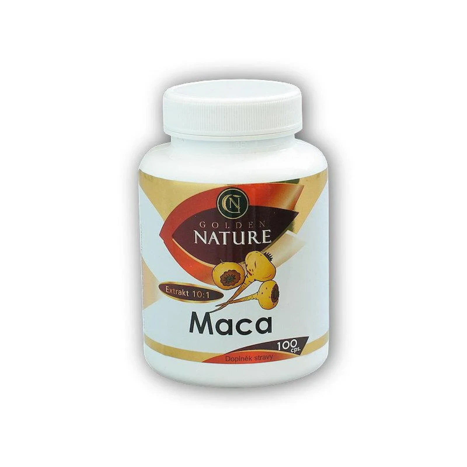 Golden Natur Maca extrakt 10:1 100 kapslí · záber 1