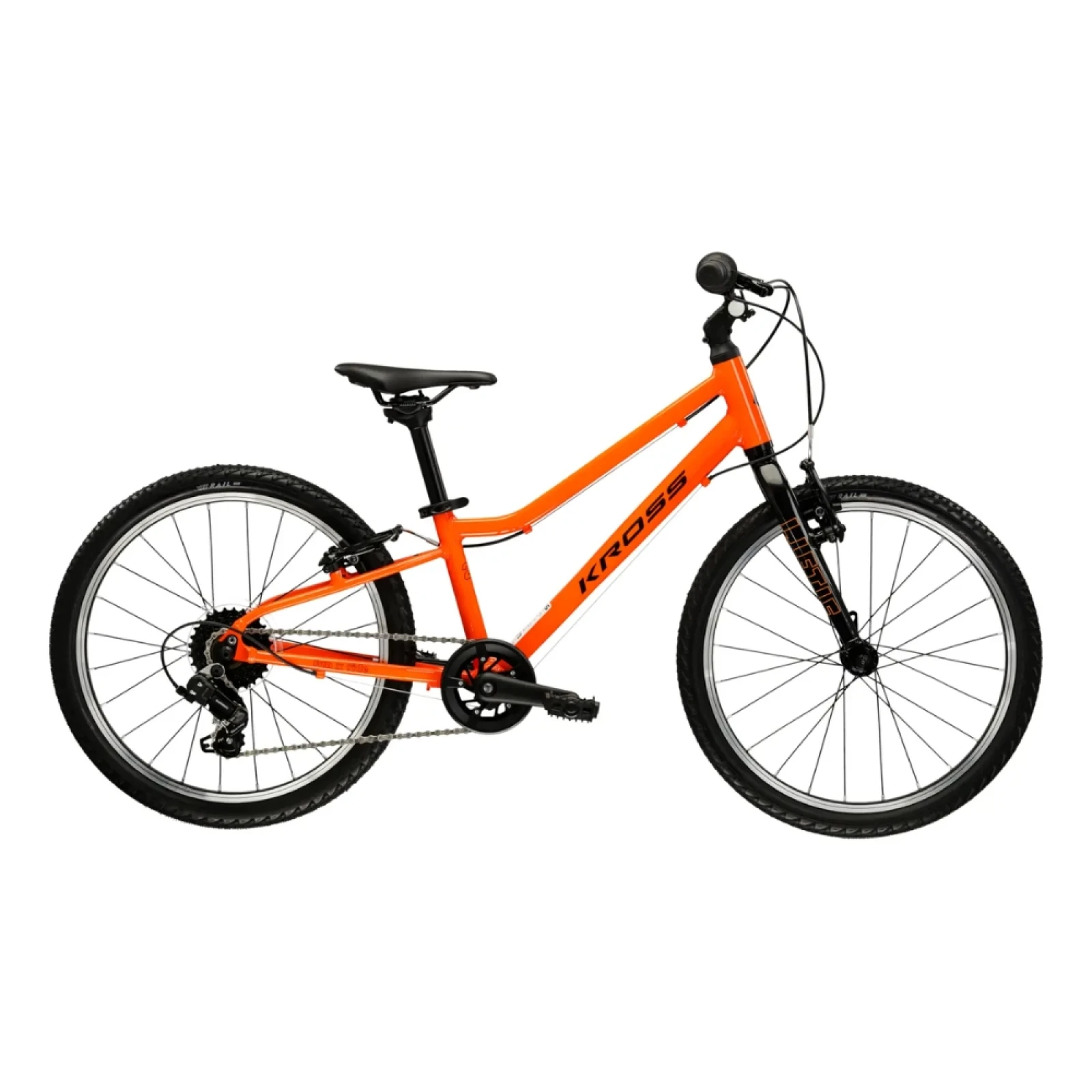 Kross Liftie 20" - model 2025 oranžová / čierna / lesk - 10" (115-130 cm) - Veľkosť: 115-130, 20 | Farba: oranžová, čierna · záber 1