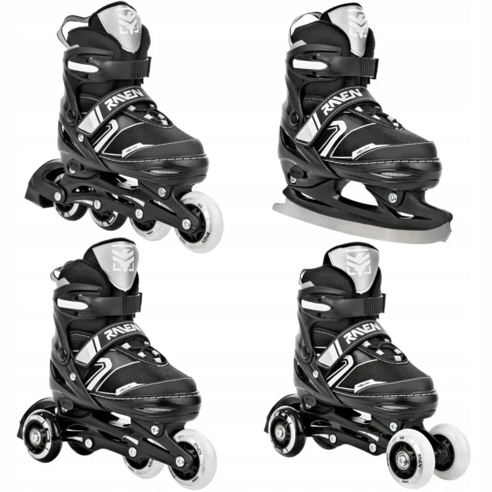 Raven Helixi Black/Grey - Velikost: 34-37 | Barva: Čierna · záber 5