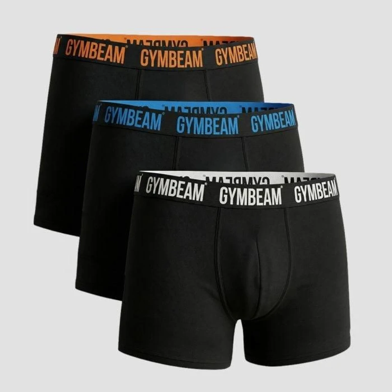GymBeam Pánské boxerky FIT 3Pack - Velikost: L | Barva: čierna | Pohlavie: Pánské | Hmotnost: 0,291 kg · záber 6