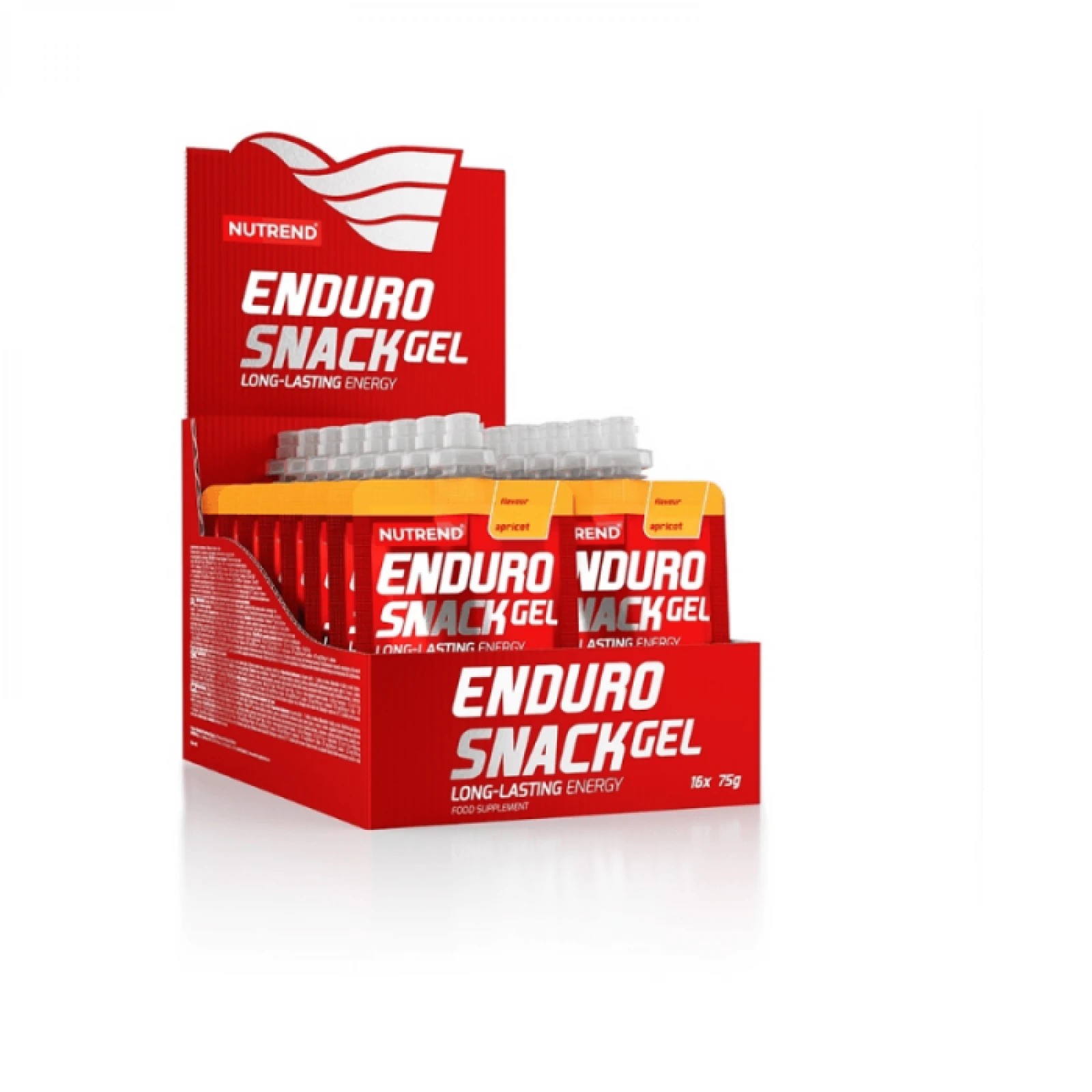 Endurosnack 75 g - Nutrend - Вкус: Кайсия | Тегло: 0,075 g | Опаковка: 10 · záber 1