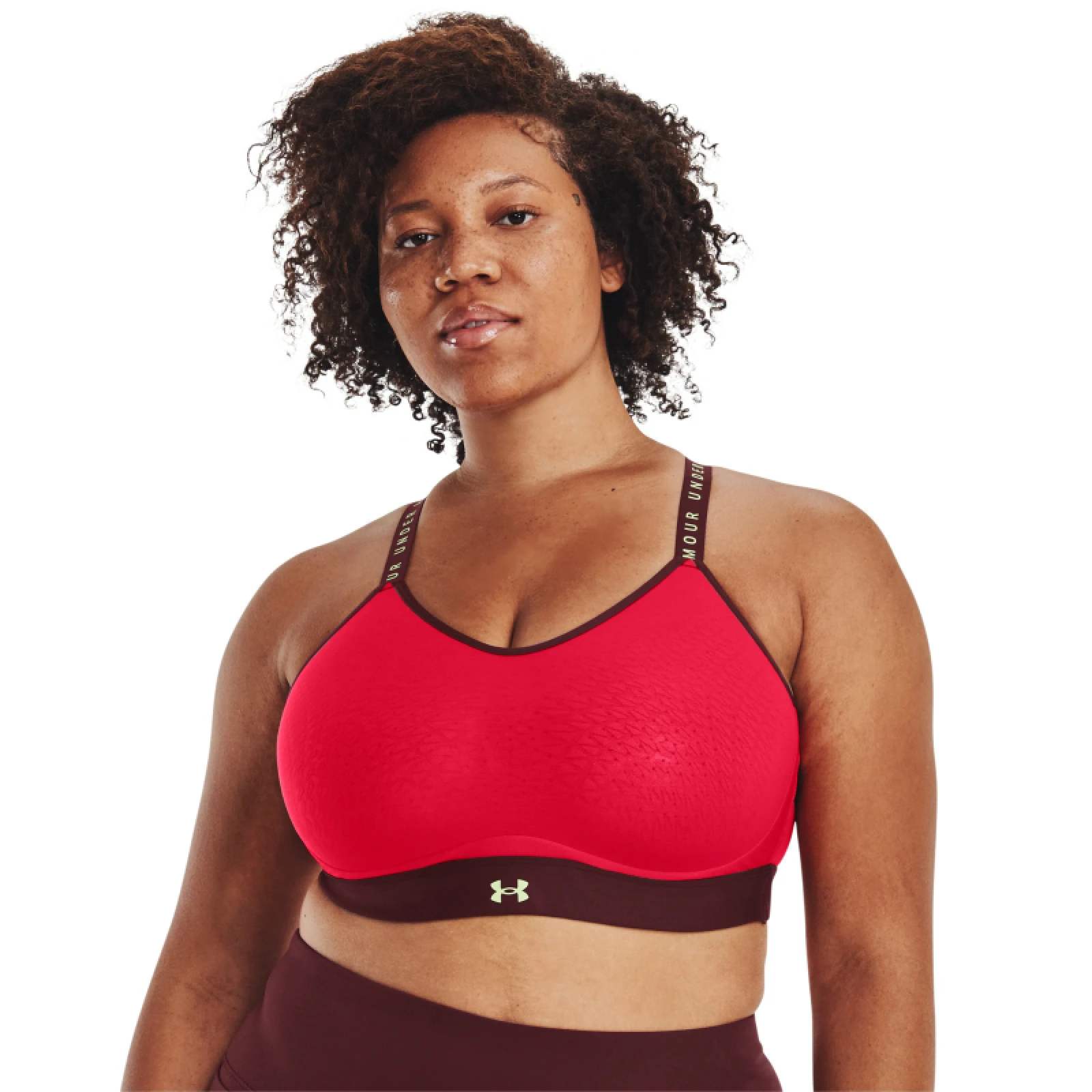 Dámska tréningová športová podprsenka UNDER ARMOUR UA Infinity Low-RED-1365233-890 · záber 3