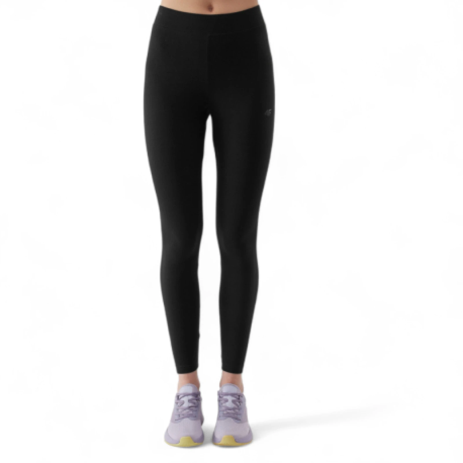 Dámske legíny 4F TIGHTS-WSS24TTIGF137-20S-DEEP BLACK · záber 1