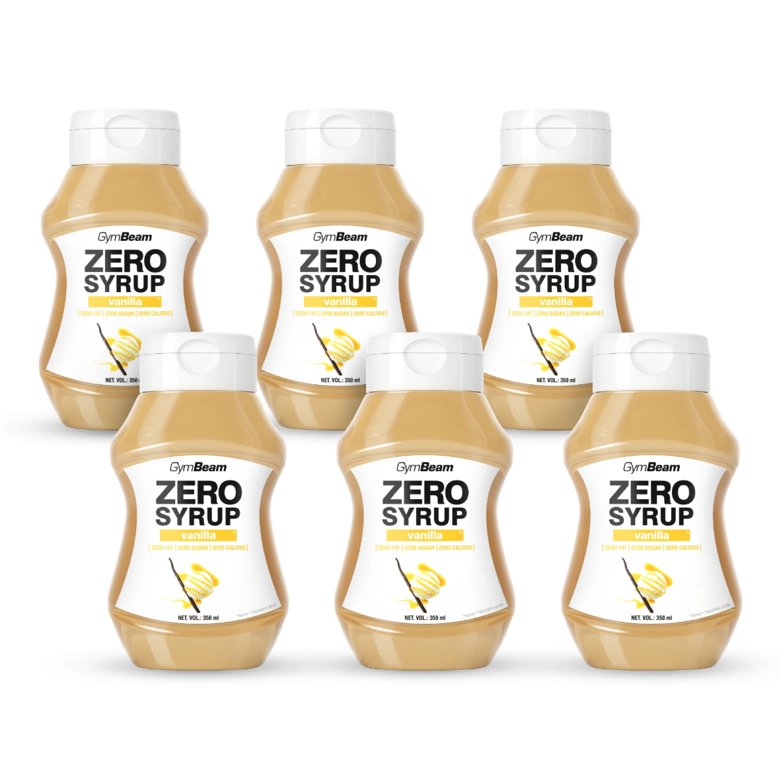 GymBeam ZERO SIRUP vanilka · záber 2