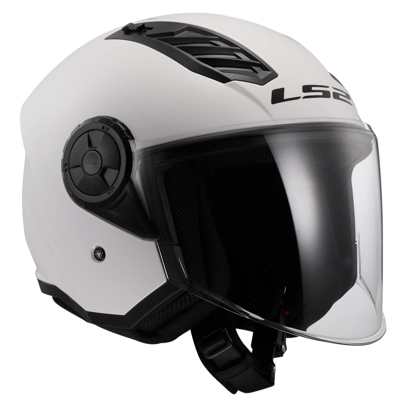 LS2 OF616 Airflow II Solid Gloss White 3XL (65-66) · záber 2