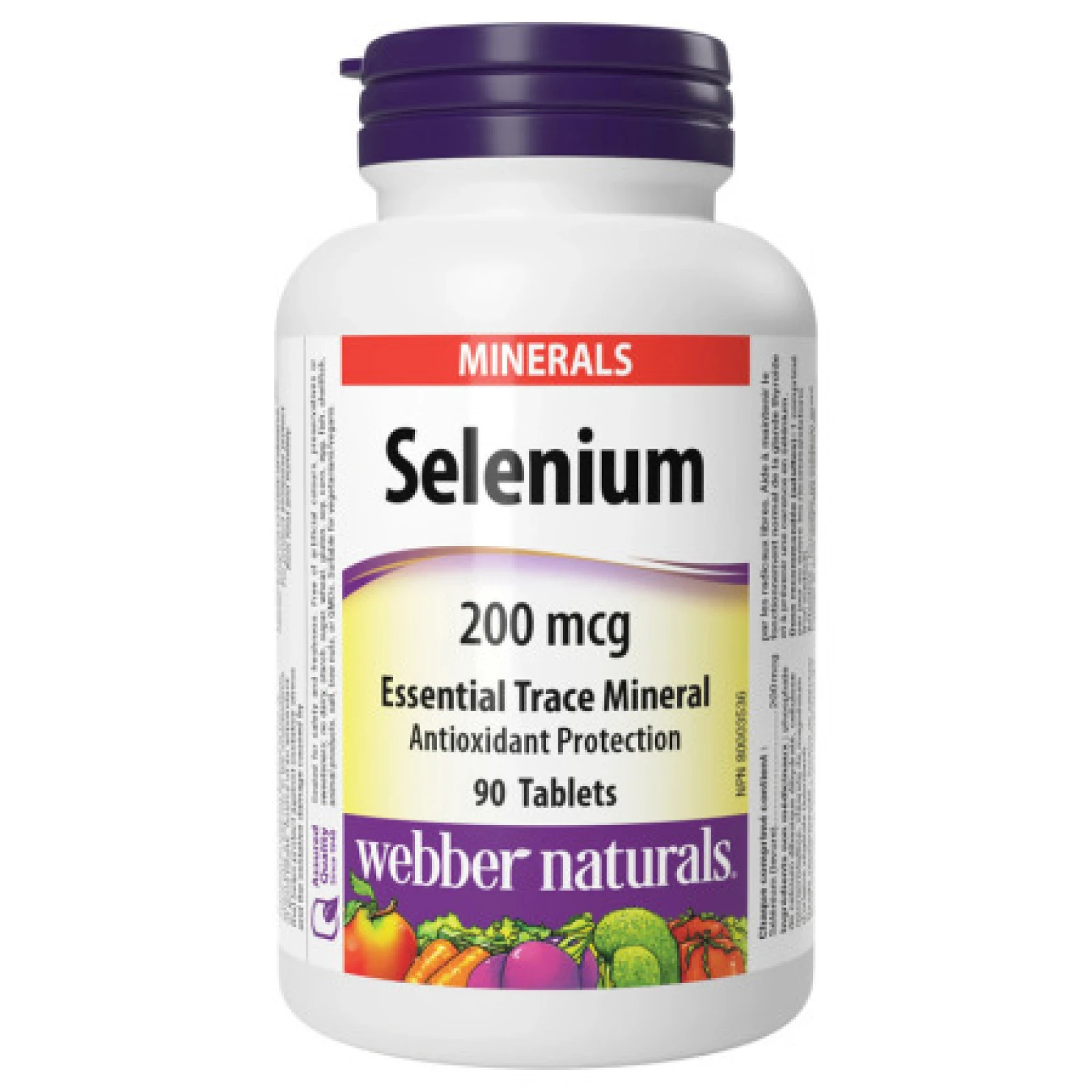 WEBBER NATURALS Selén 200 mcg 90 tabliet · záber 1