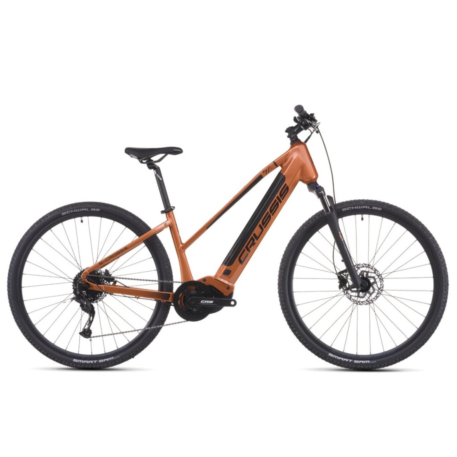 Crussis e-Cross Low 7.11 691Wh 28" - model 2026 16" (155-170 cm) · záber 1