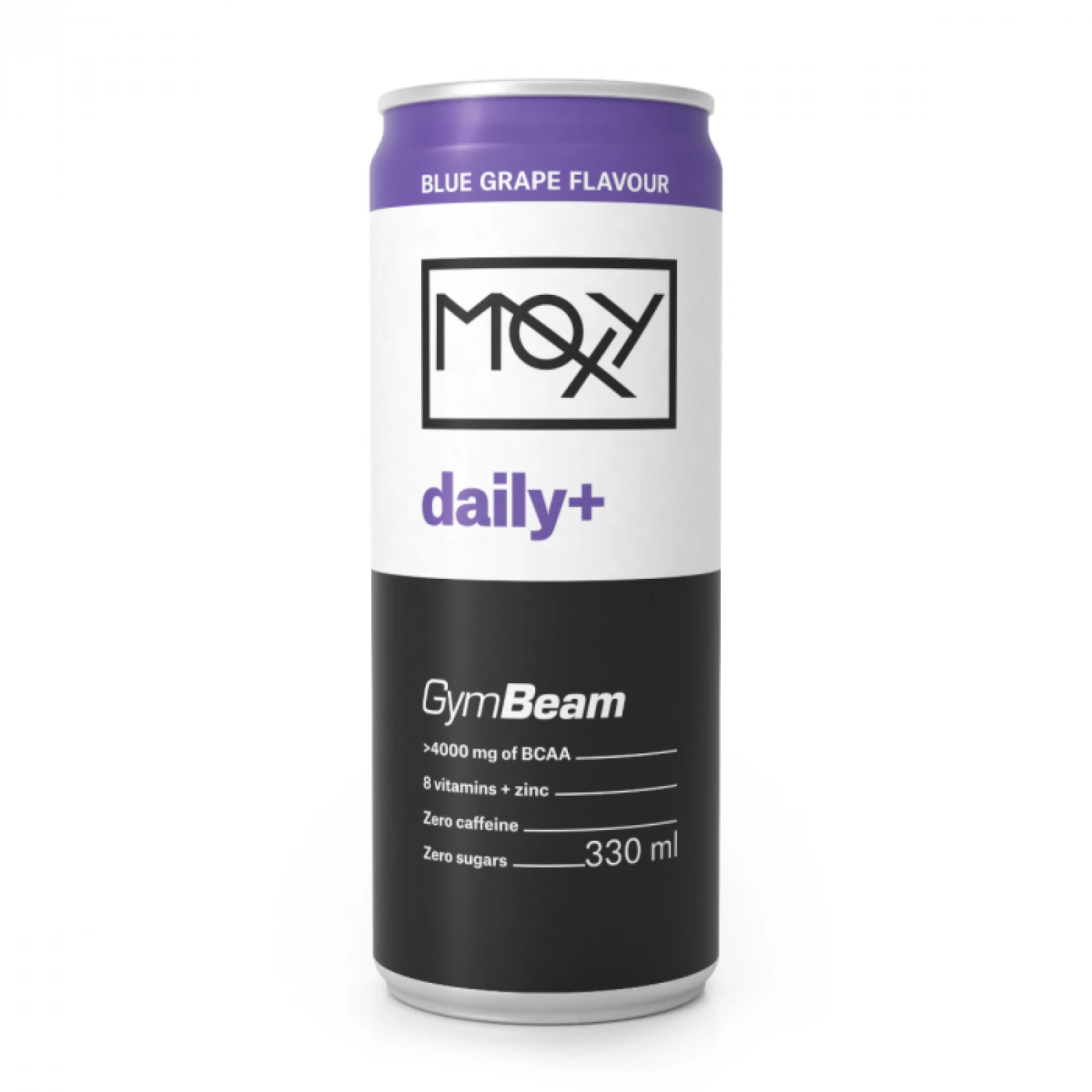 MOXY daily+ 330 ml - GymBeam - Вкус: Синьо грозде | Тегло: 0,33 g | Опаковка: 24 · záber 1