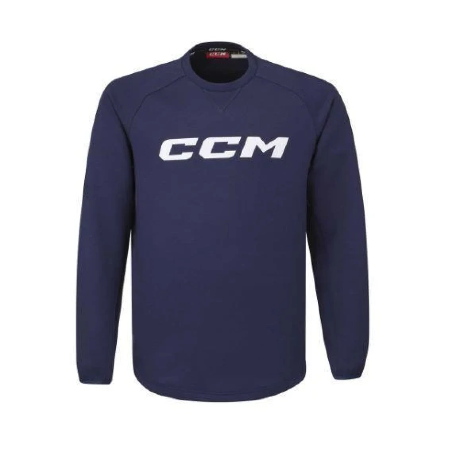 CCM Mikina Locker Room Fleece Crew SR POUZE Senior, XL, černá (VÝPRODEJ) · záber 1