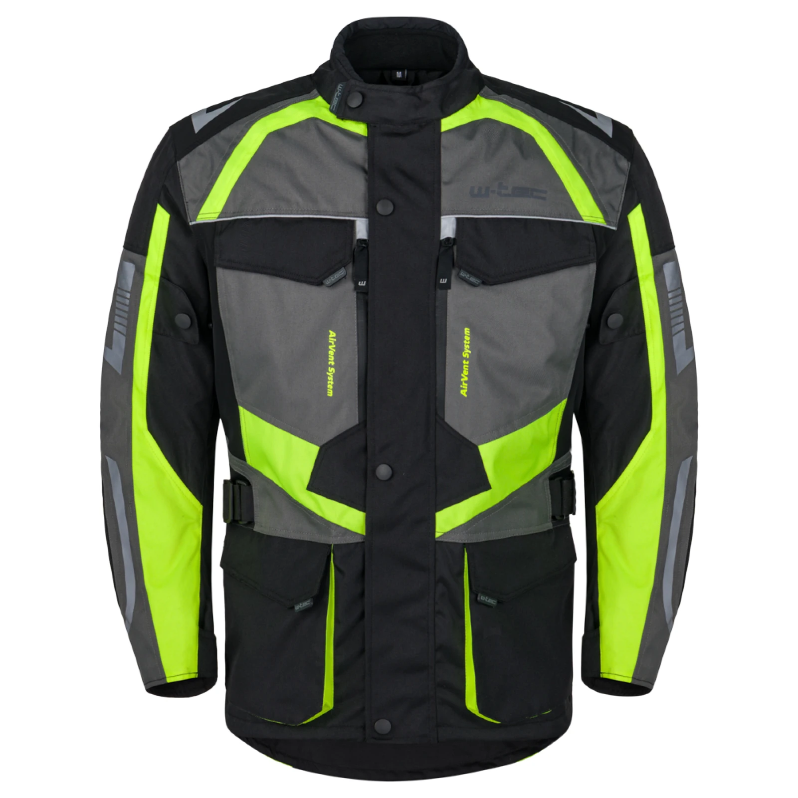 Pánska moto bunda W-TEC Burdys Evo Farba čierno-šedá, · záber 2