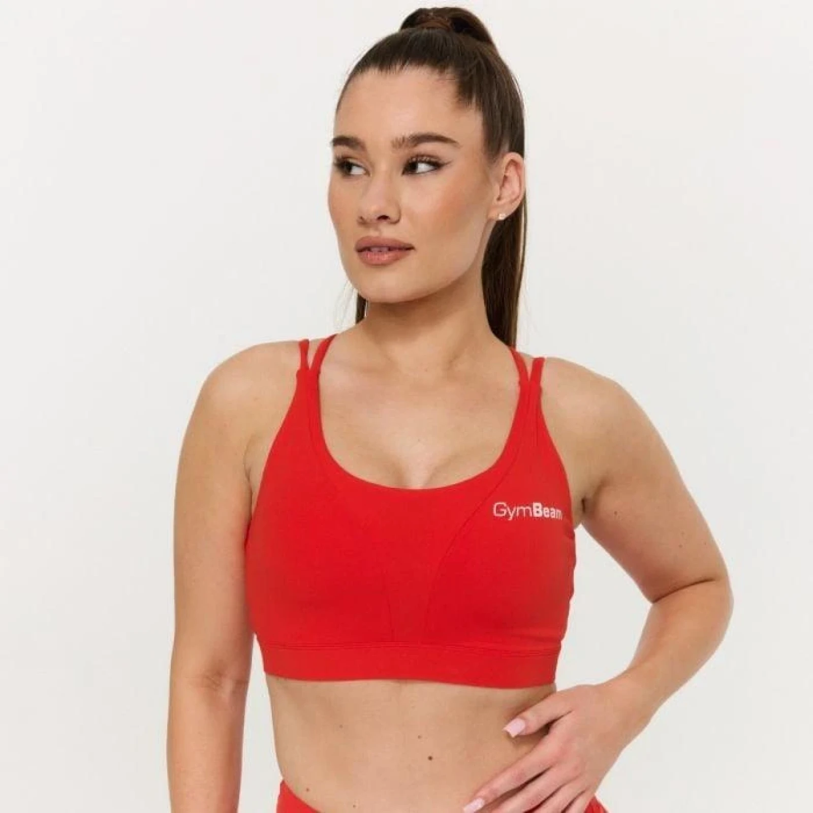 GymBeam Sportovní podprsenka BEAT Tangerine - Velikost: L | Barva: oranžová | Hmotnost: 0,11 kg | Balení: 20 · záber 6