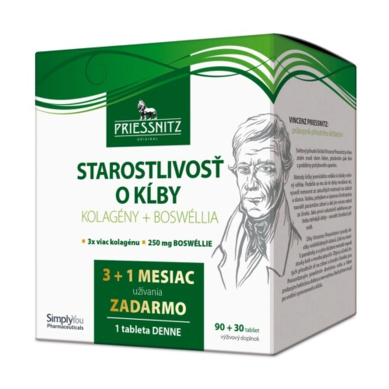 PRIESSNITZ Starostlivosť o kĺby 90 + 30 tabliet ZADARMO · záber 1