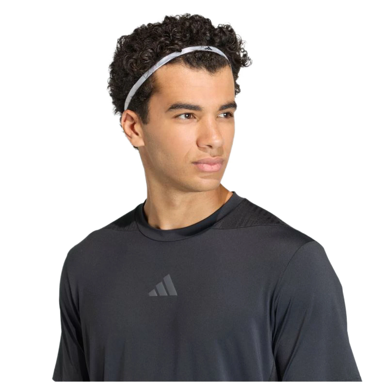 Čelenka ADIDAS 3PP HAIRBAND BLACK GRESIX WHITE · záber 4