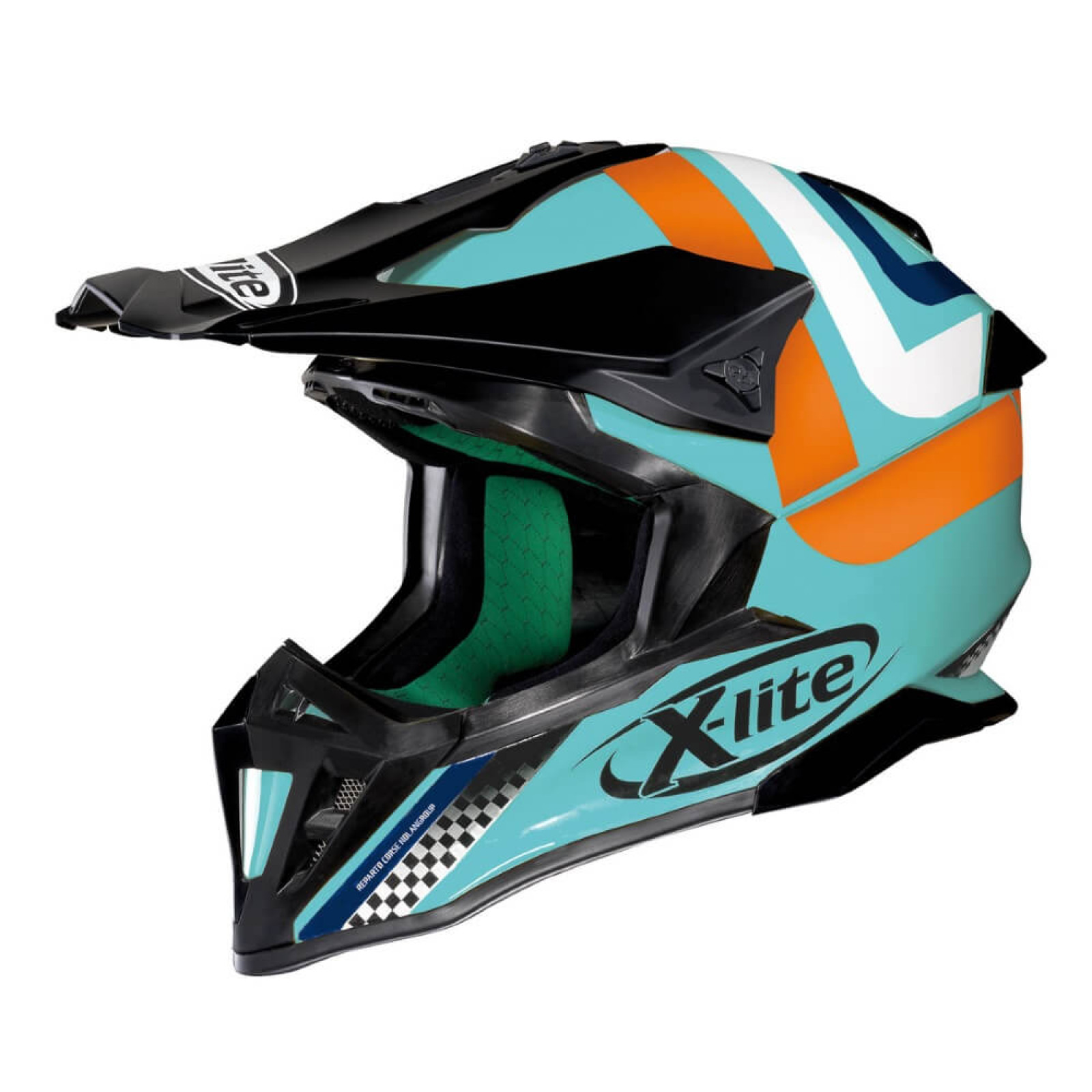 X-Lite X-502 Best Trick Aquamarine modro-čierna - XL (61-62) · záber 1