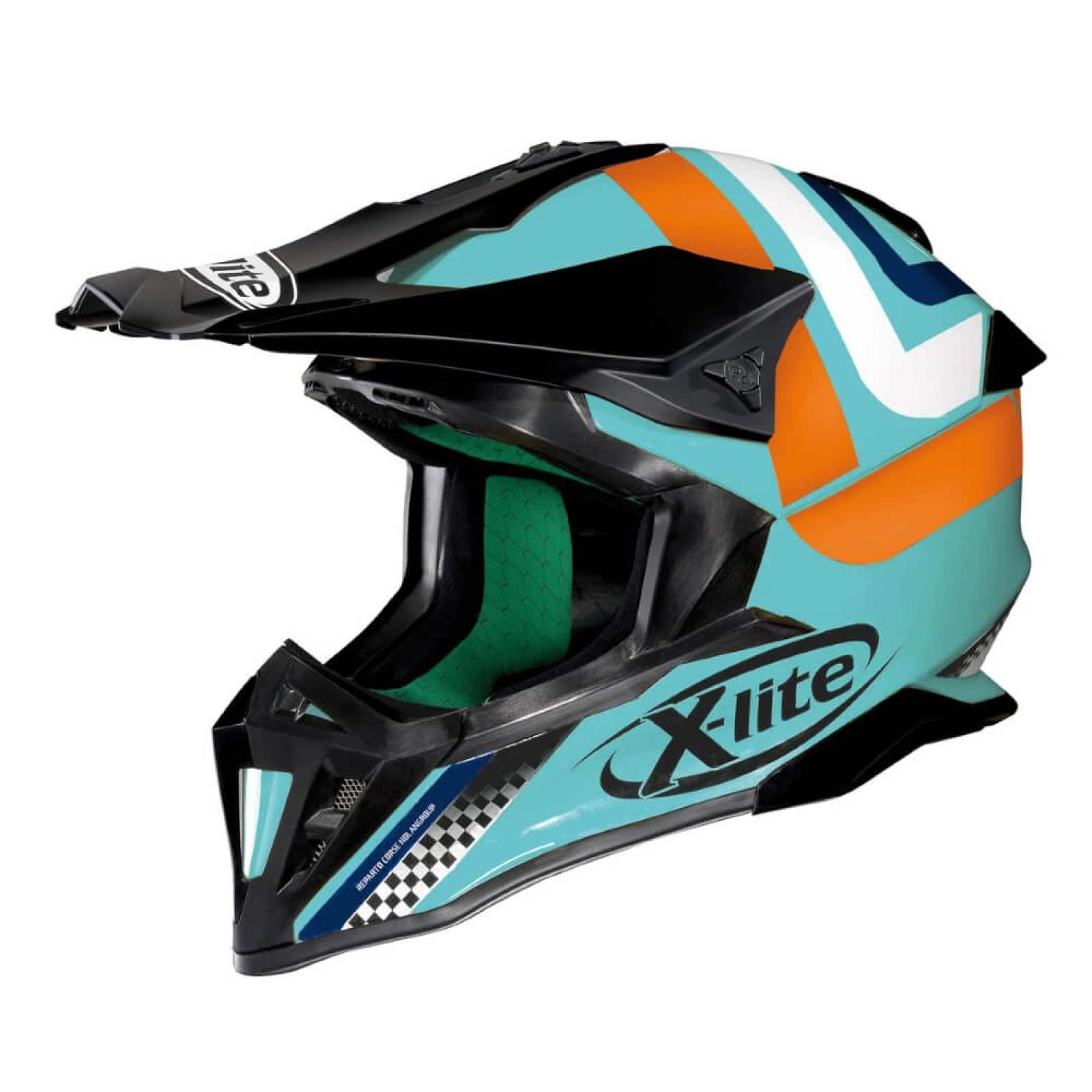 X-Lite X-502 Best Trick Aquamarine modro-čierna - XL (61-62) · záber 1