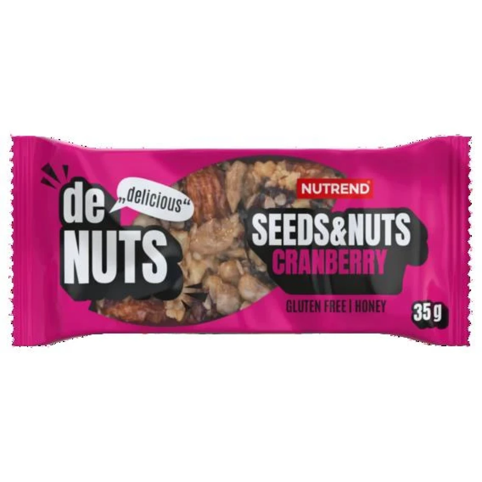 Nutrend Denuts Seeds Nuts 35g - Barva: Vícebarevná | Příchuť: Pistácie, slunečnice · záber 1