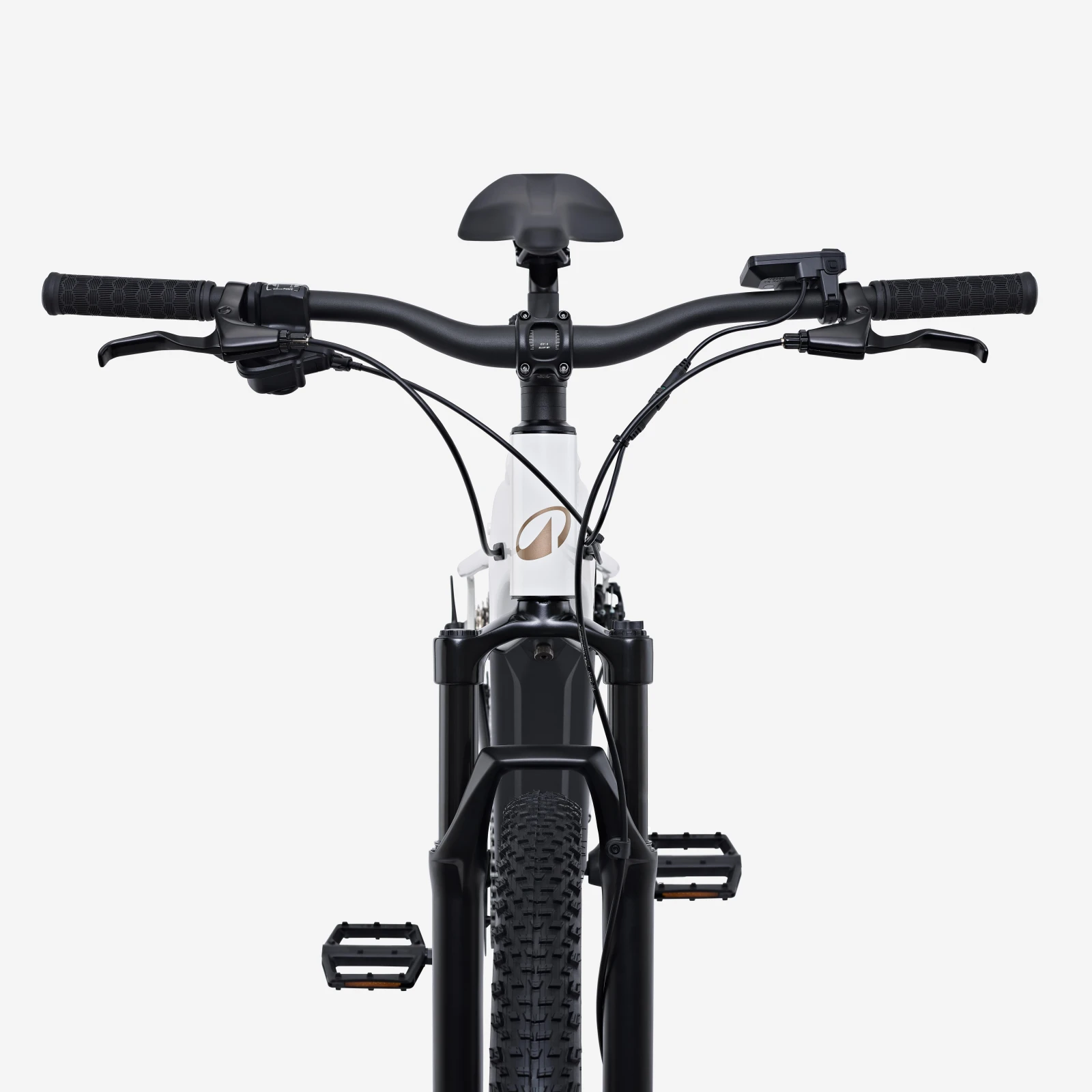 ROCKRIDER Horský elektrobicykel E-EXPL 100 29" hliníkový rám béžový L (175-184 cm) · záber 2