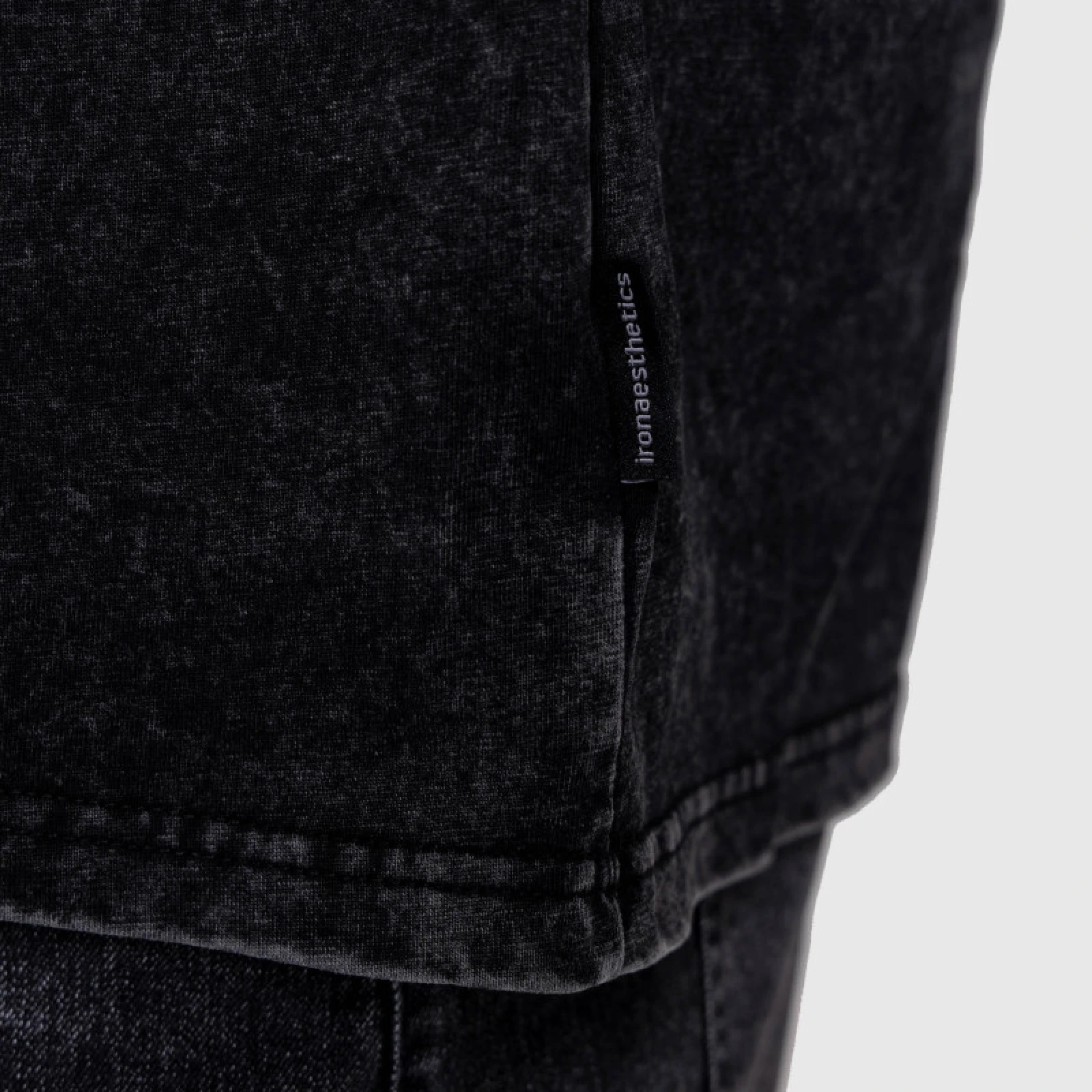 Pánske tričko Iron Aesthetics ASTHX, washed black · záber 10